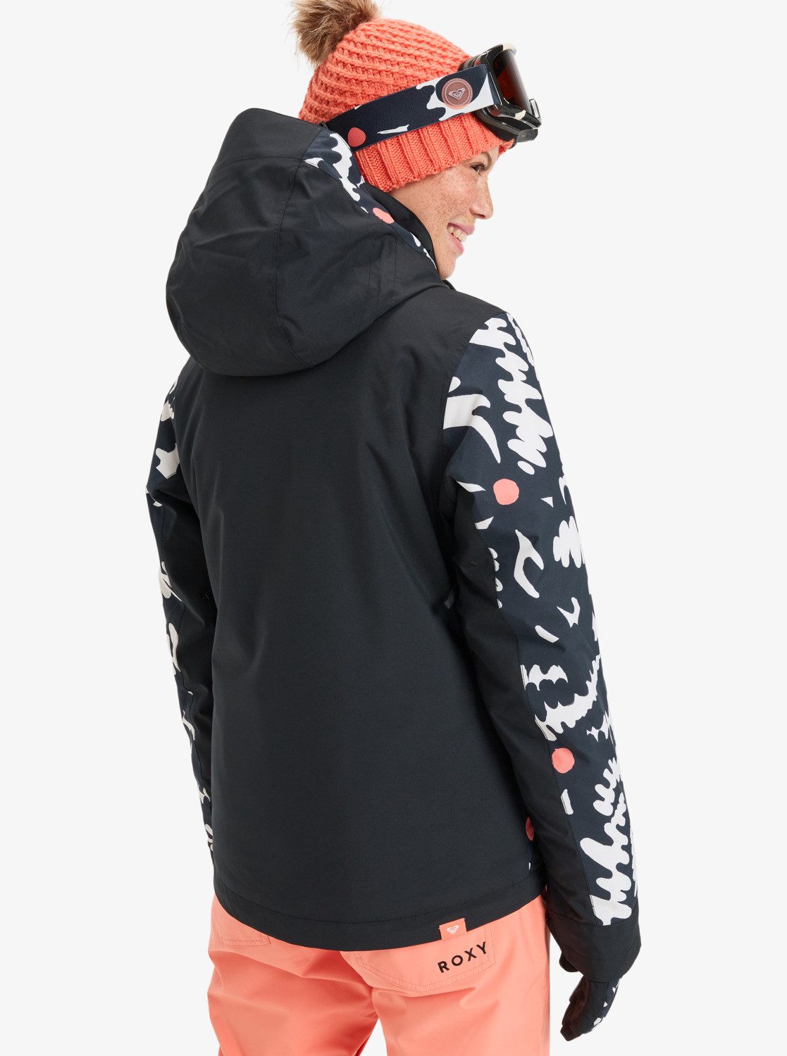 Roxy Funktionsjacke FREEJET KVJ2 TRUE BLACK BIG FLOWER günstig online kaufen