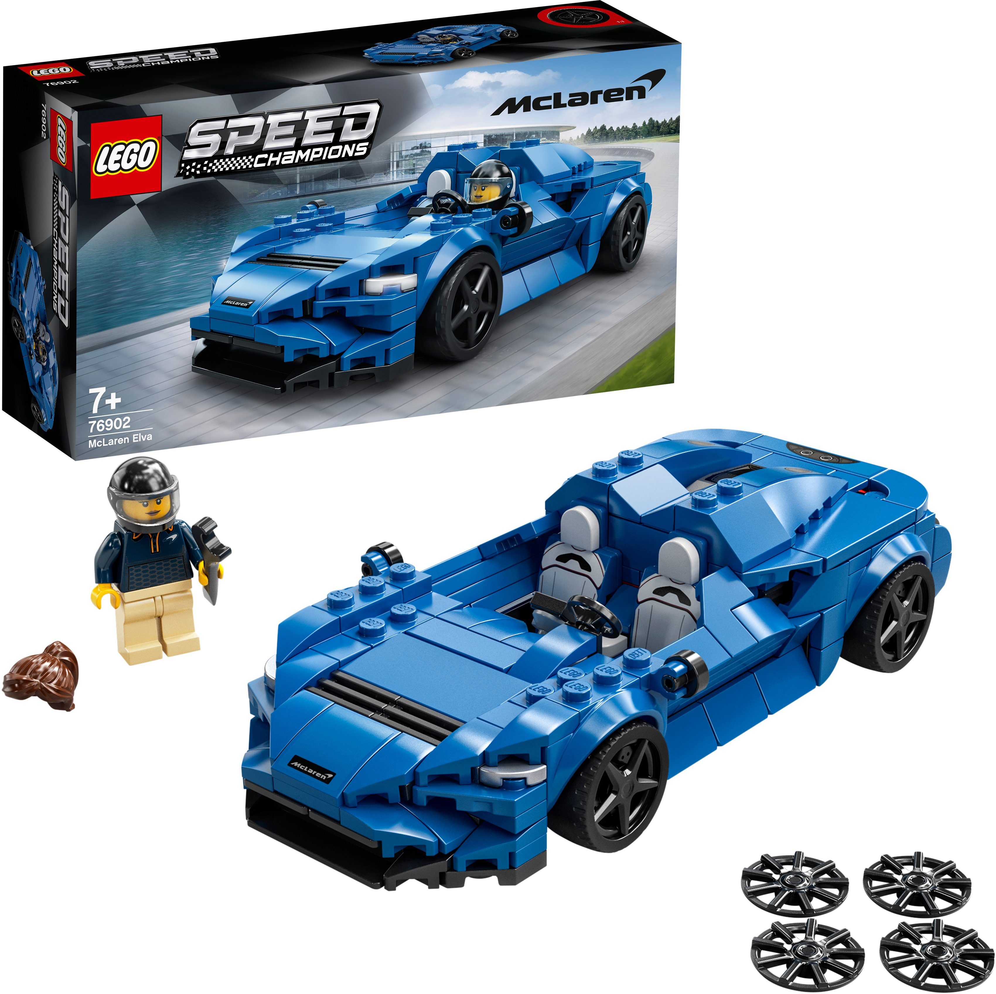 Image of LEGO® Konstruktionsspielsteine »McLaren Elva (76902), LEGO® Speed Champions«, (263 St), Made in Europe