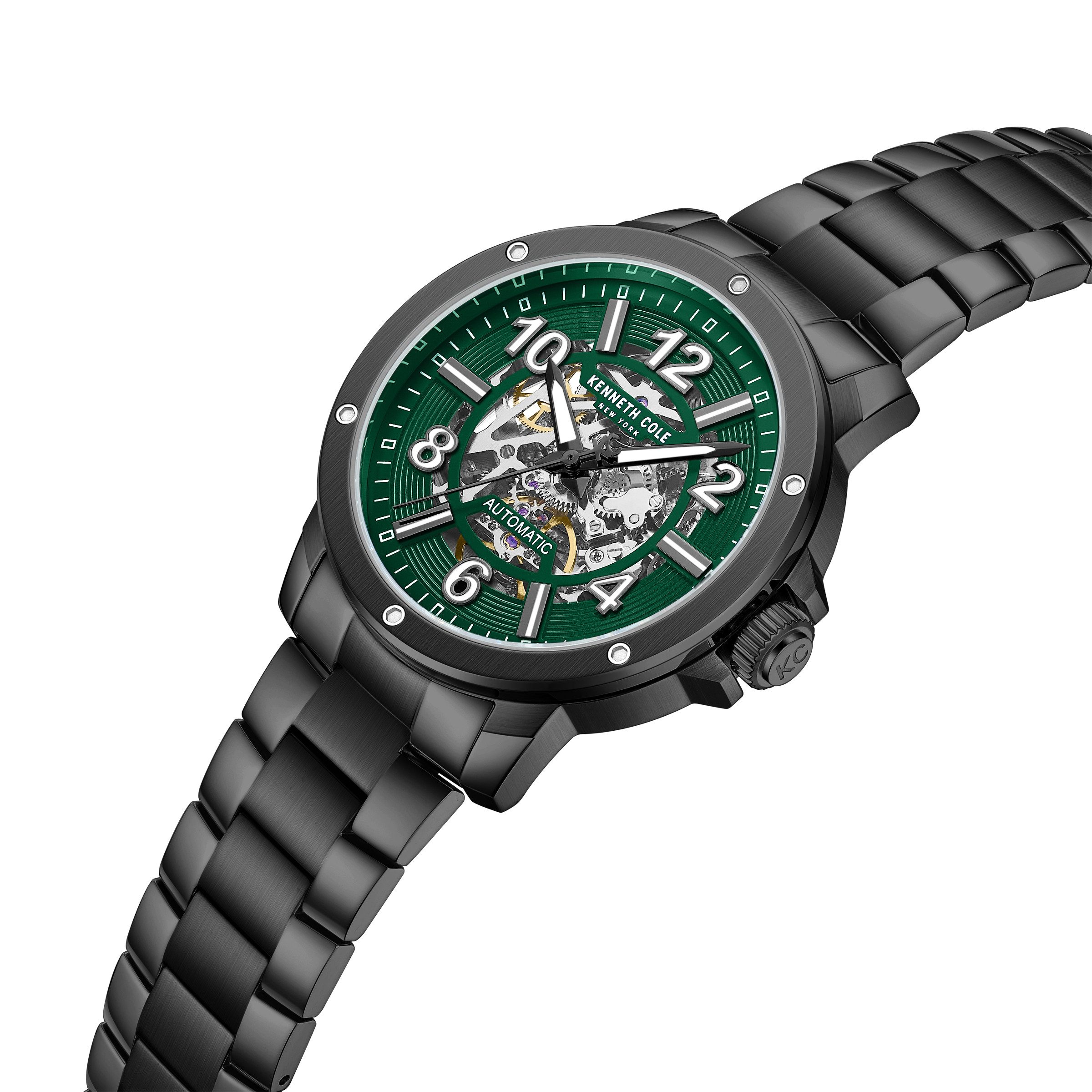 Kenneth Cole Automatikuhr Automatikuhr Herrenuhr 44 mm Automatik Herren