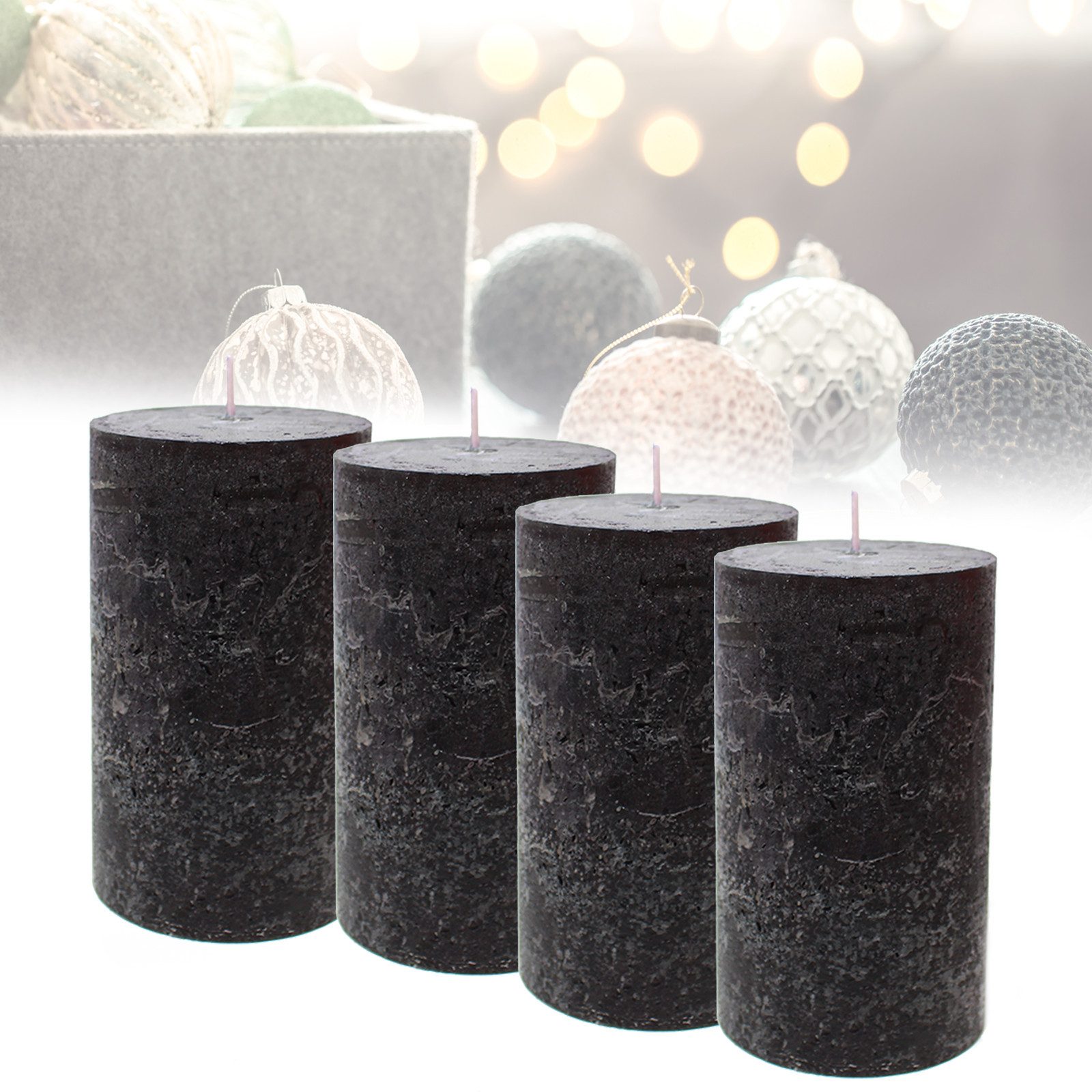 Candelo Stumpenkerze Kerzen Ambiente Rustic Stumpenkerzen günstig online kaufen