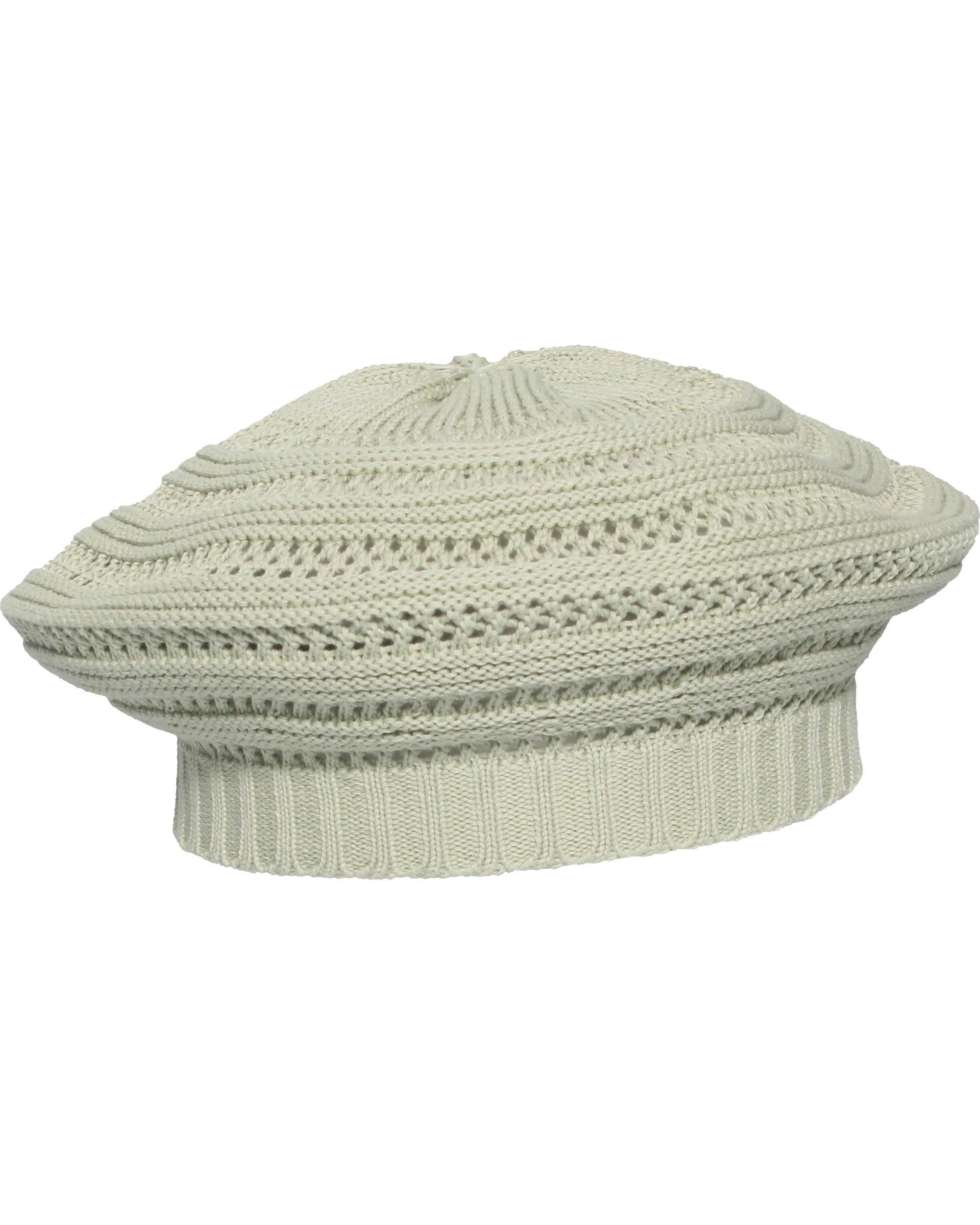 Loevenich Baskenmütze Loevenich Béret mit süßem Loch-Muster (keine) keine