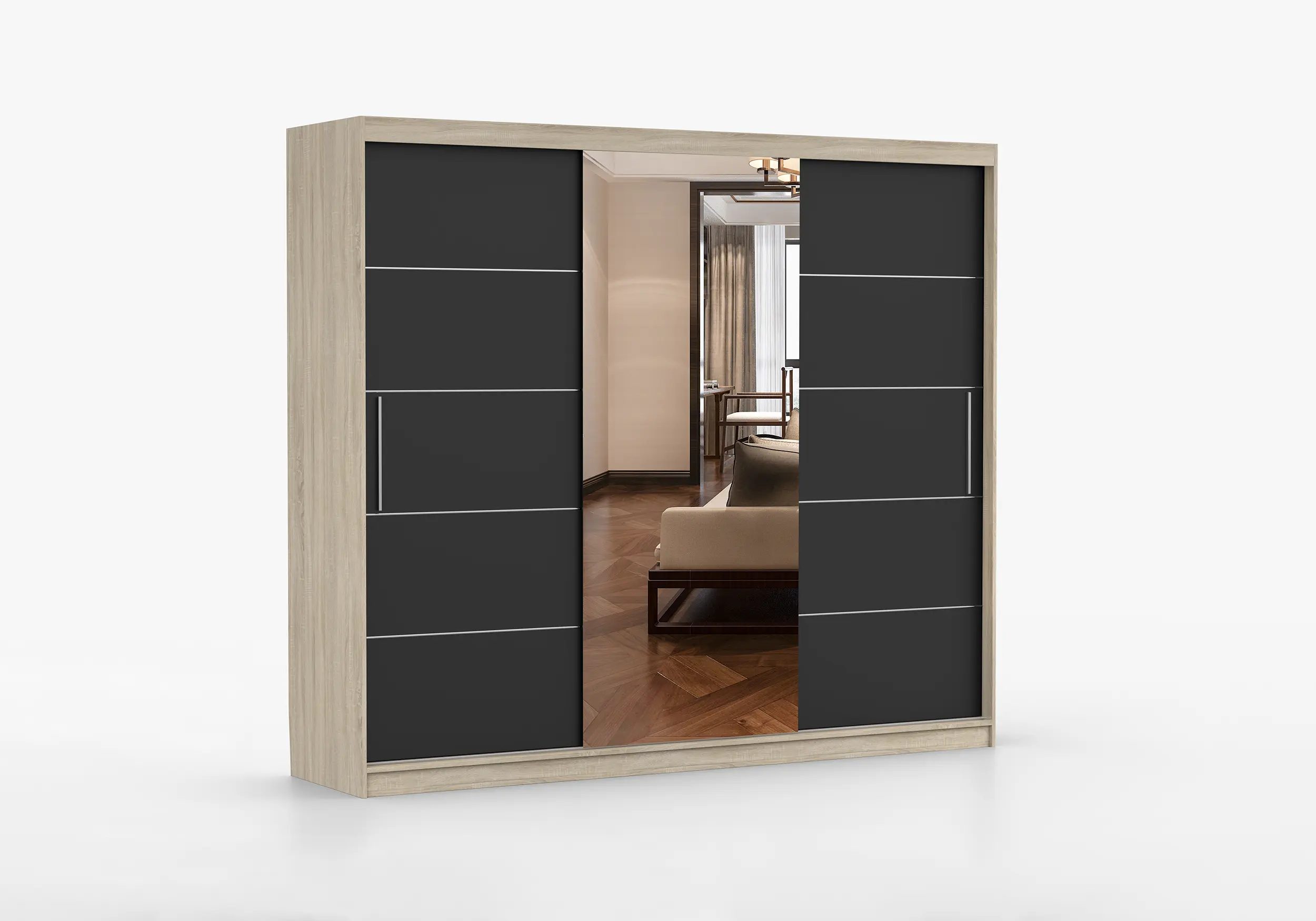 imoebel24 Schwebetürenschrank ALBA I 250 cm günstig online kaufen