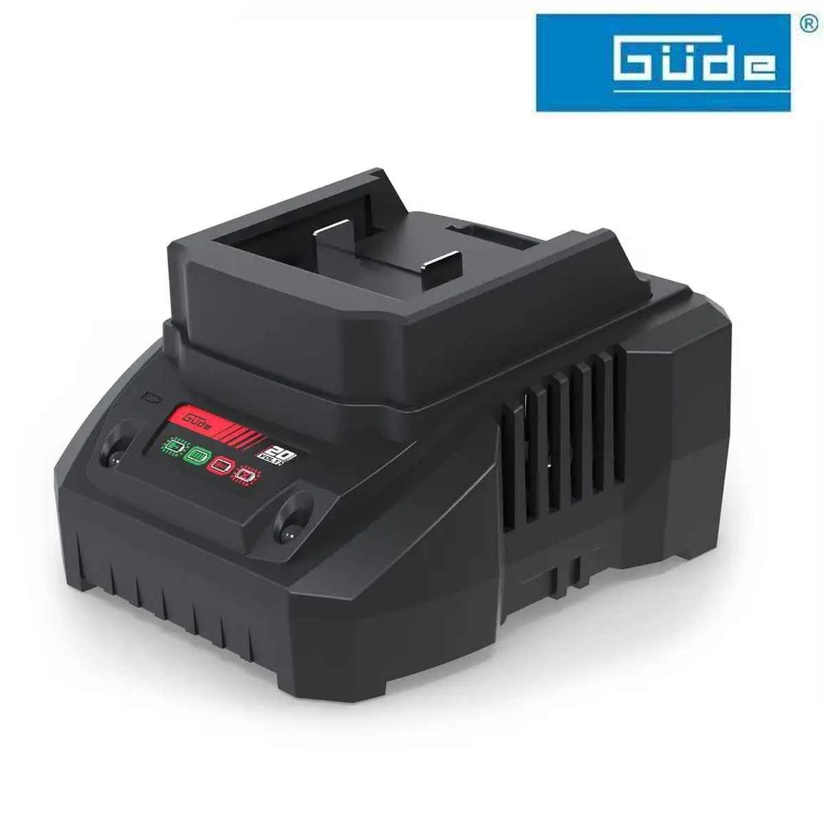 Güde Akkurasenmäher Ladegerät LG 20-15.2 + Akkupack AP 20-40.2 für Rasenmäher 320/20-4
