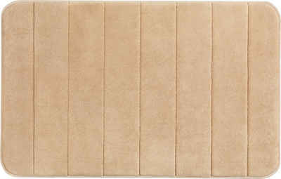 Badematte Memory Foam Stripes WENKO, Höhe 20 mm, rechteckig, BxL: 50 x 80 cm