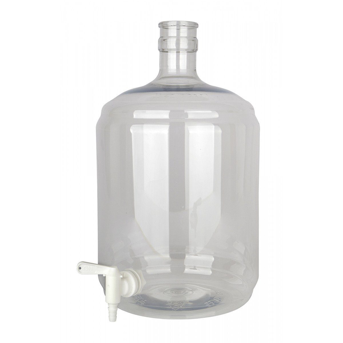 ich-zapfe Glas Gärflasche PET 12 Liter mit Hahn 5/16-7/16