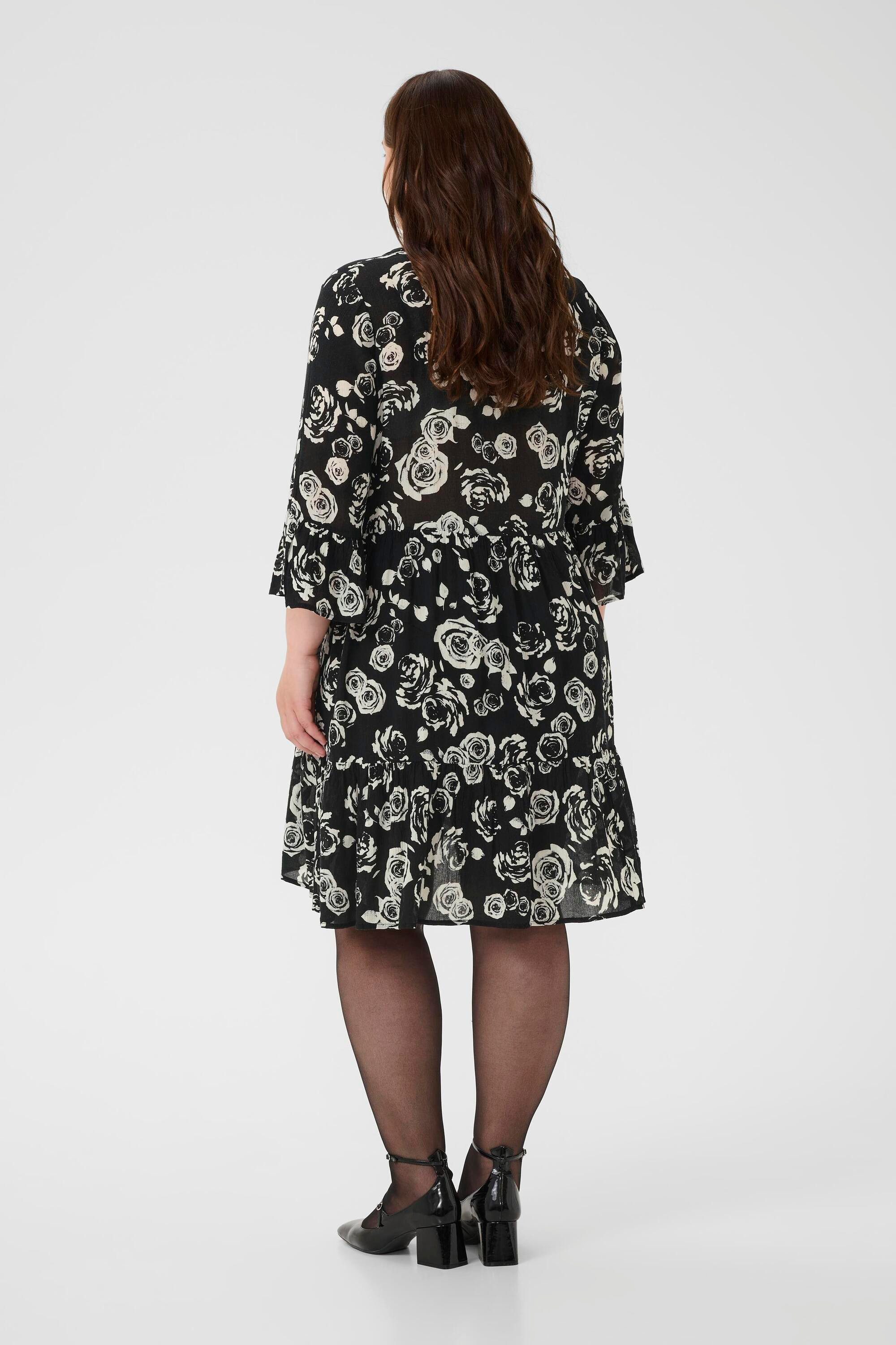 KAFFE Curve Blusenkleid Kleid KCedina Große Größen – Bild 3 von 5