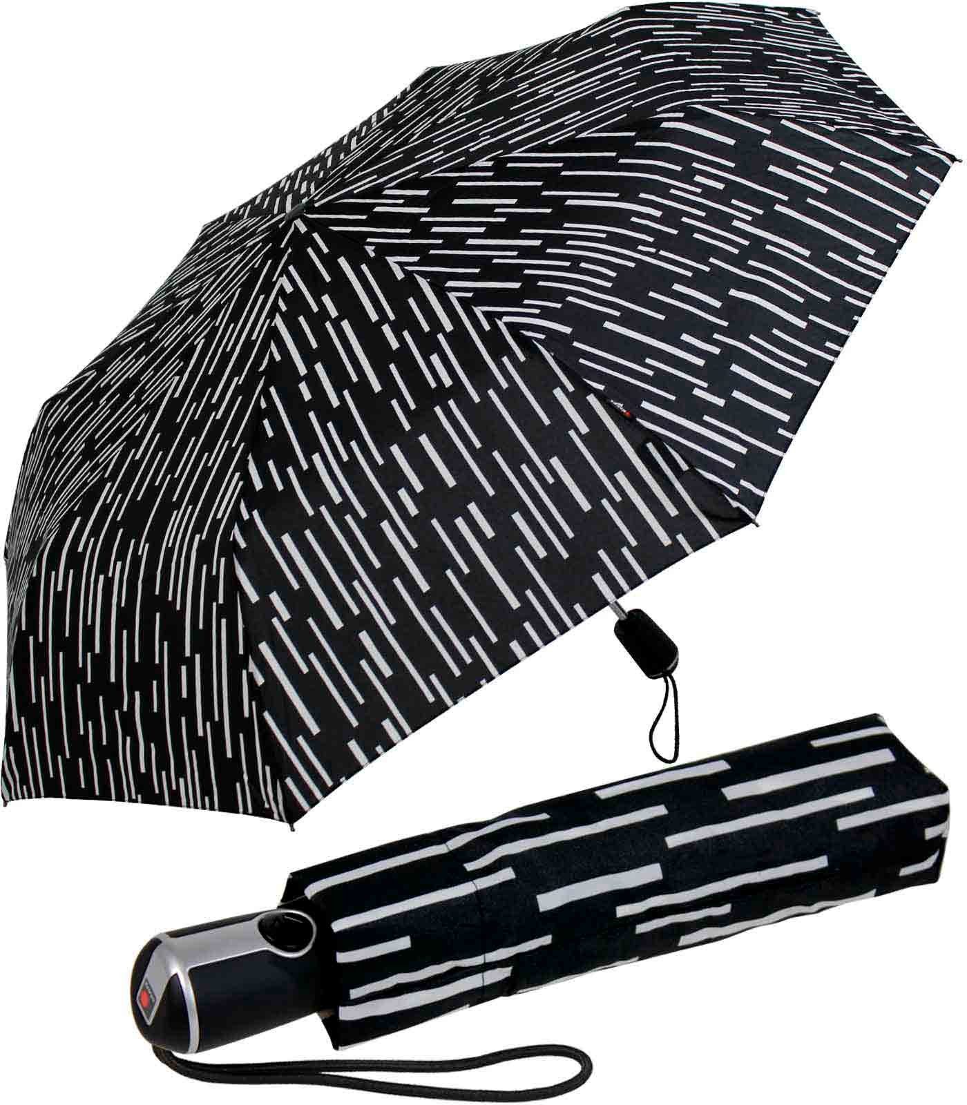Knirps® mit der Taschenregenschirm - rain Auf-Zu-Automatik stabile Large Duomatic Begleiter große, NUNO,
