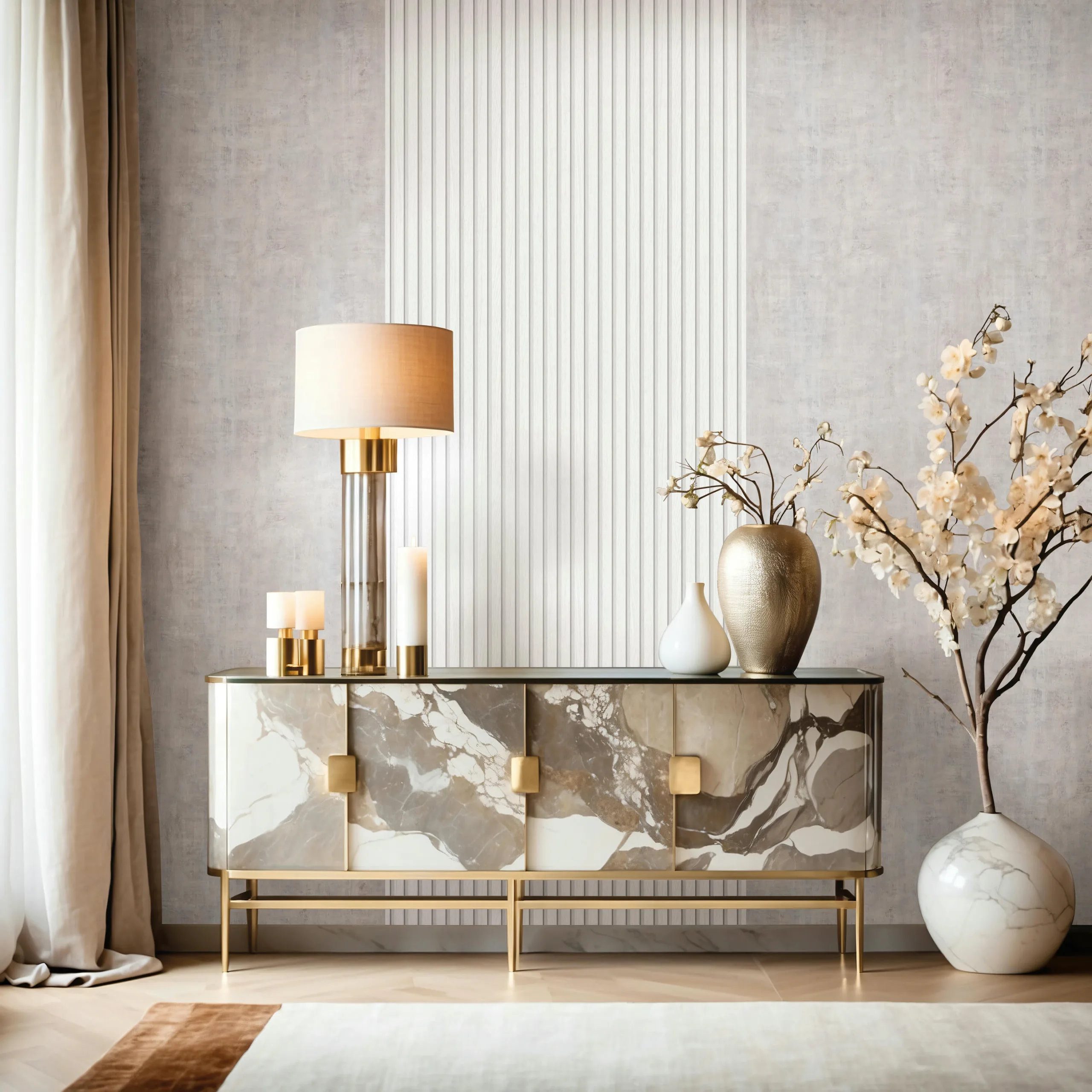 Marburg Vliestapete Nordic Lumen, Holz, für Wohnzimmer Schlafzimmer Küche
