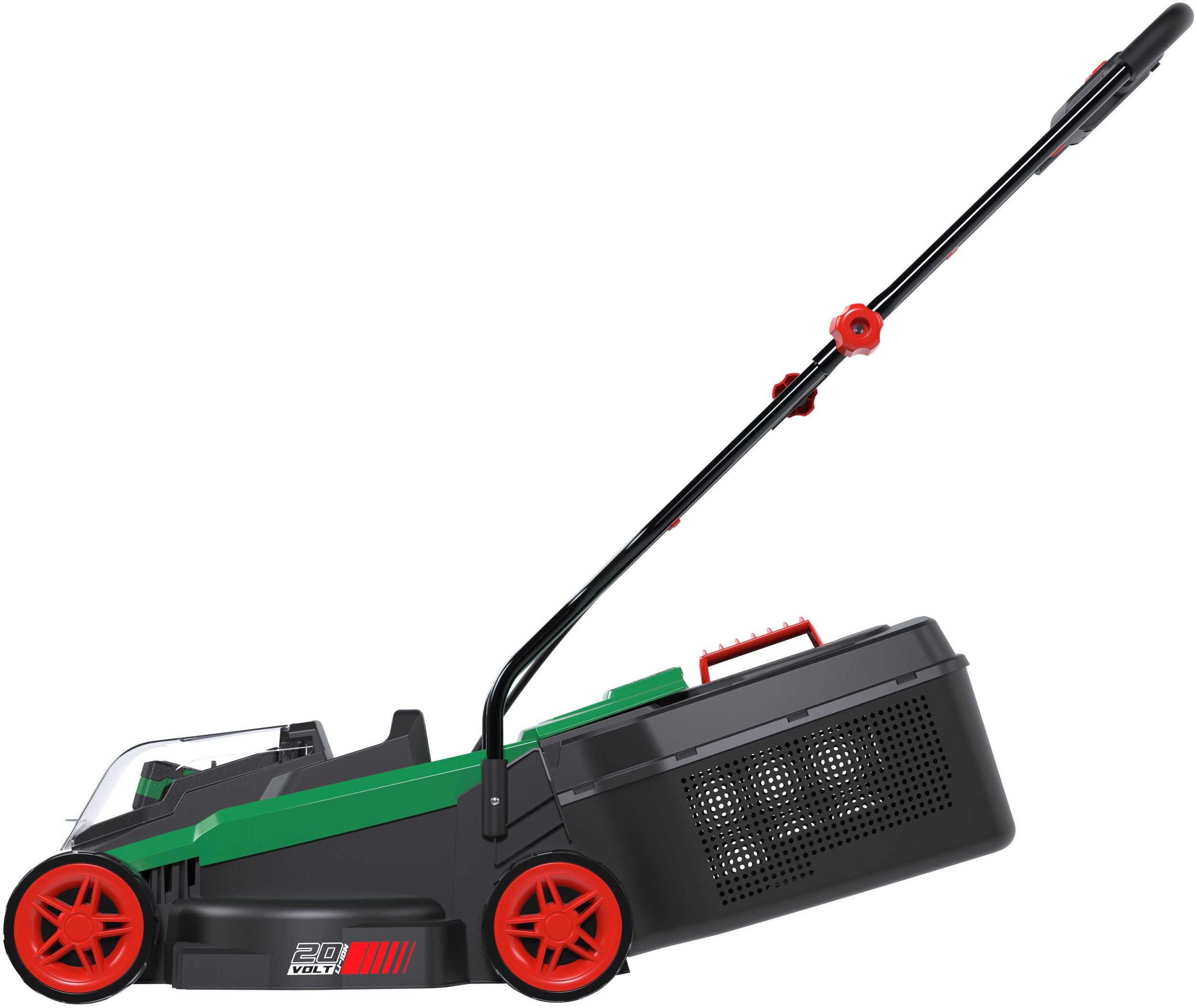 Güde Akkurasenmäher City Akku Rasenmäher 320/20-4 + 2 x Akku 4.0 Ah / Ladegerät, 20V 32cm