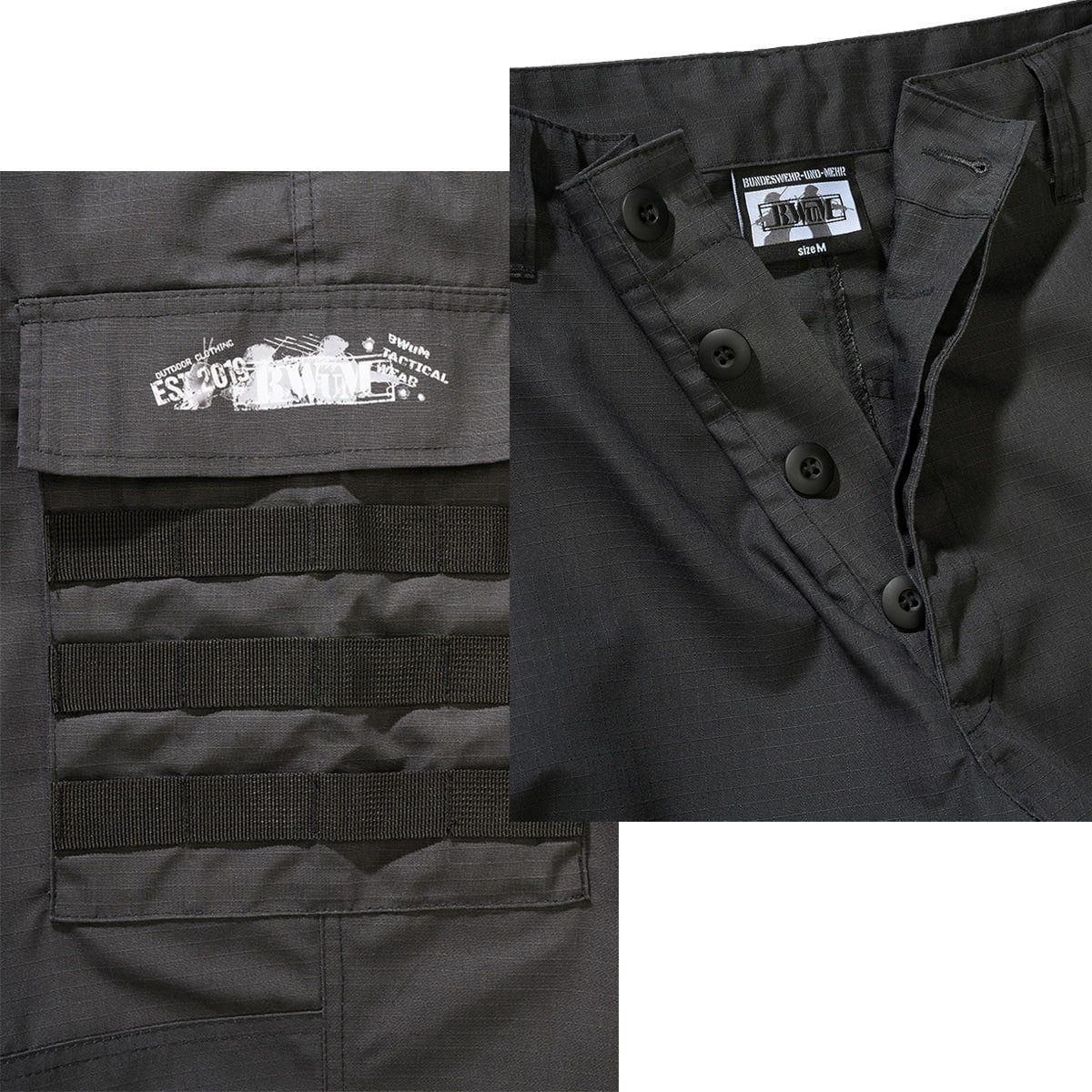 BWuM Outdoorhose BWuM Tactical Rangerhose BDU Ripstop – Bild 3 von 3