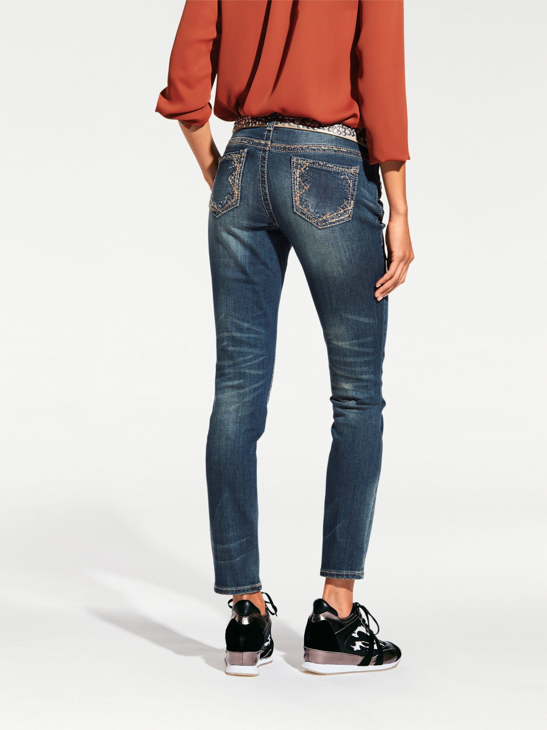 heine Bequeme Jeans Röhrenjeans . günstig online kaufen