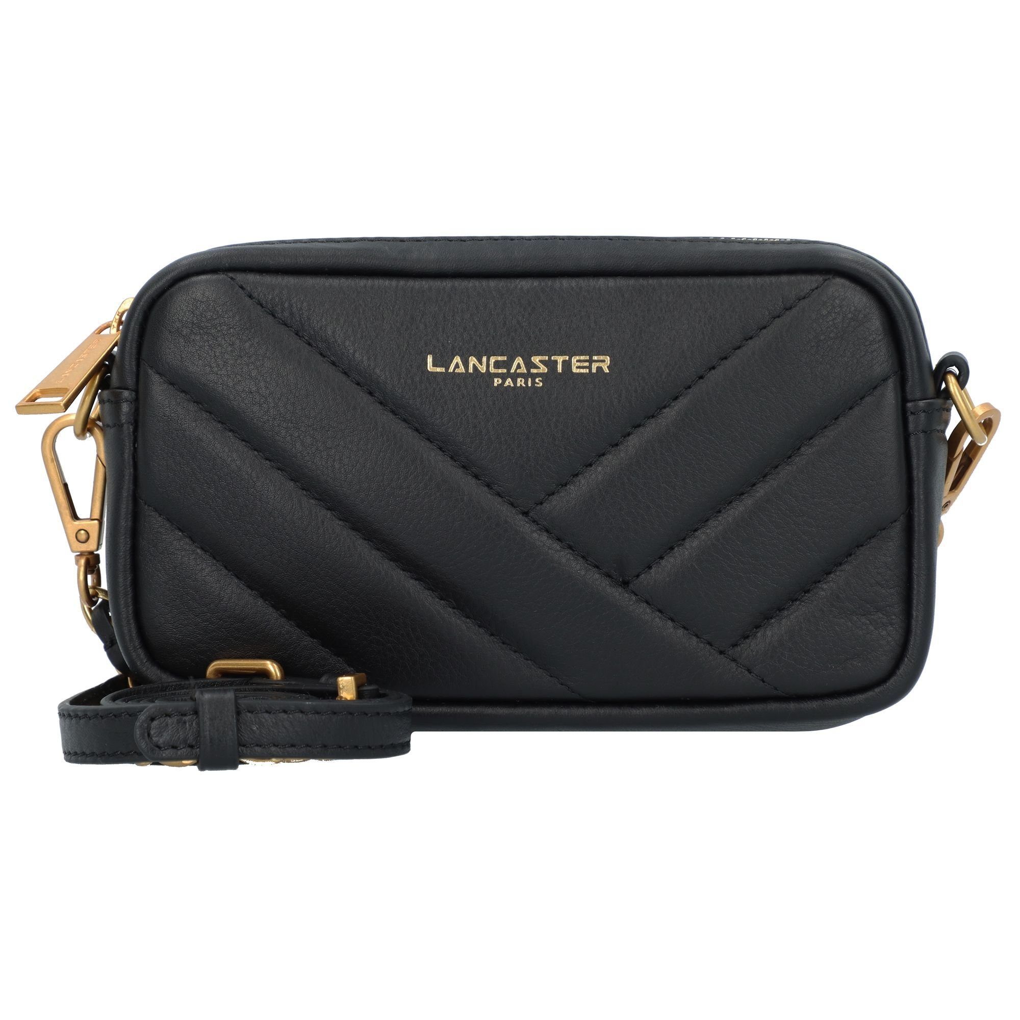 LANCASTER Umhängetasche Soft Matelassé, Leder