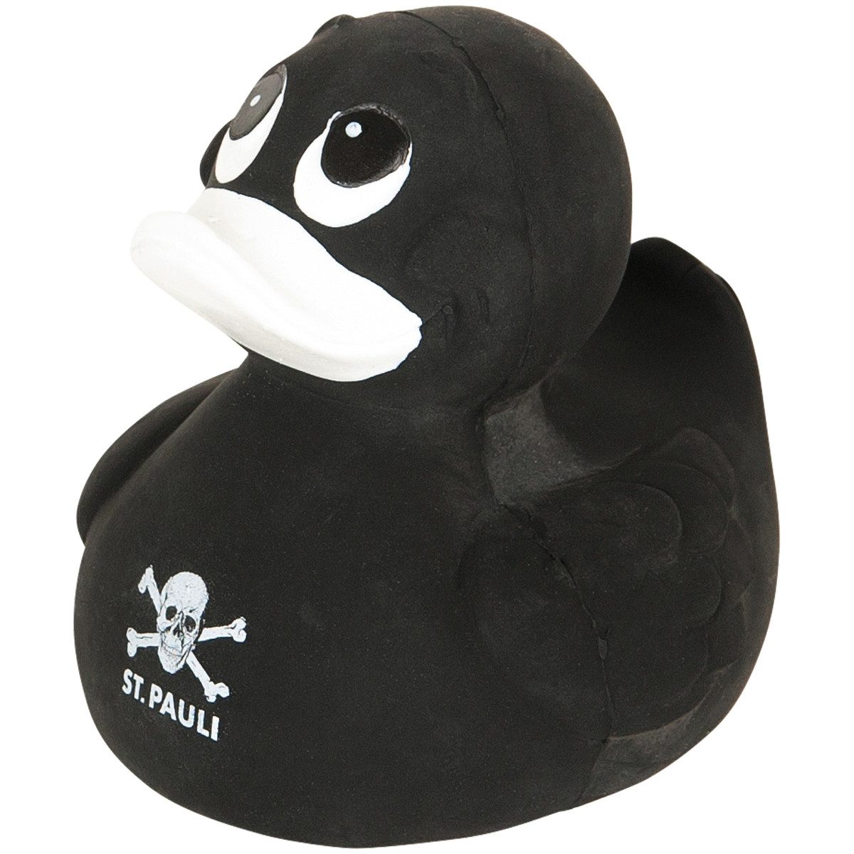 FC St. Pauli Wasserspielzeug FC St. Pauli - Schwimmente mit Totenkopf - schwarz, Naturkautschuk