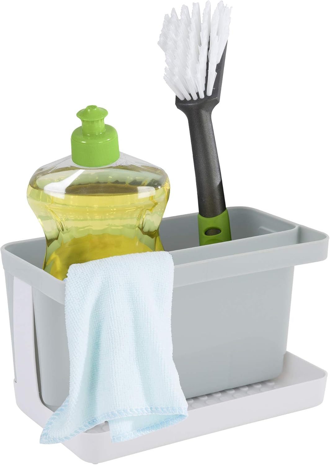 axentia Küchenorganizer-Set Spülbecken-Organizer für die Küche grau/weiß, 20x12x11cm, (1-tlg)