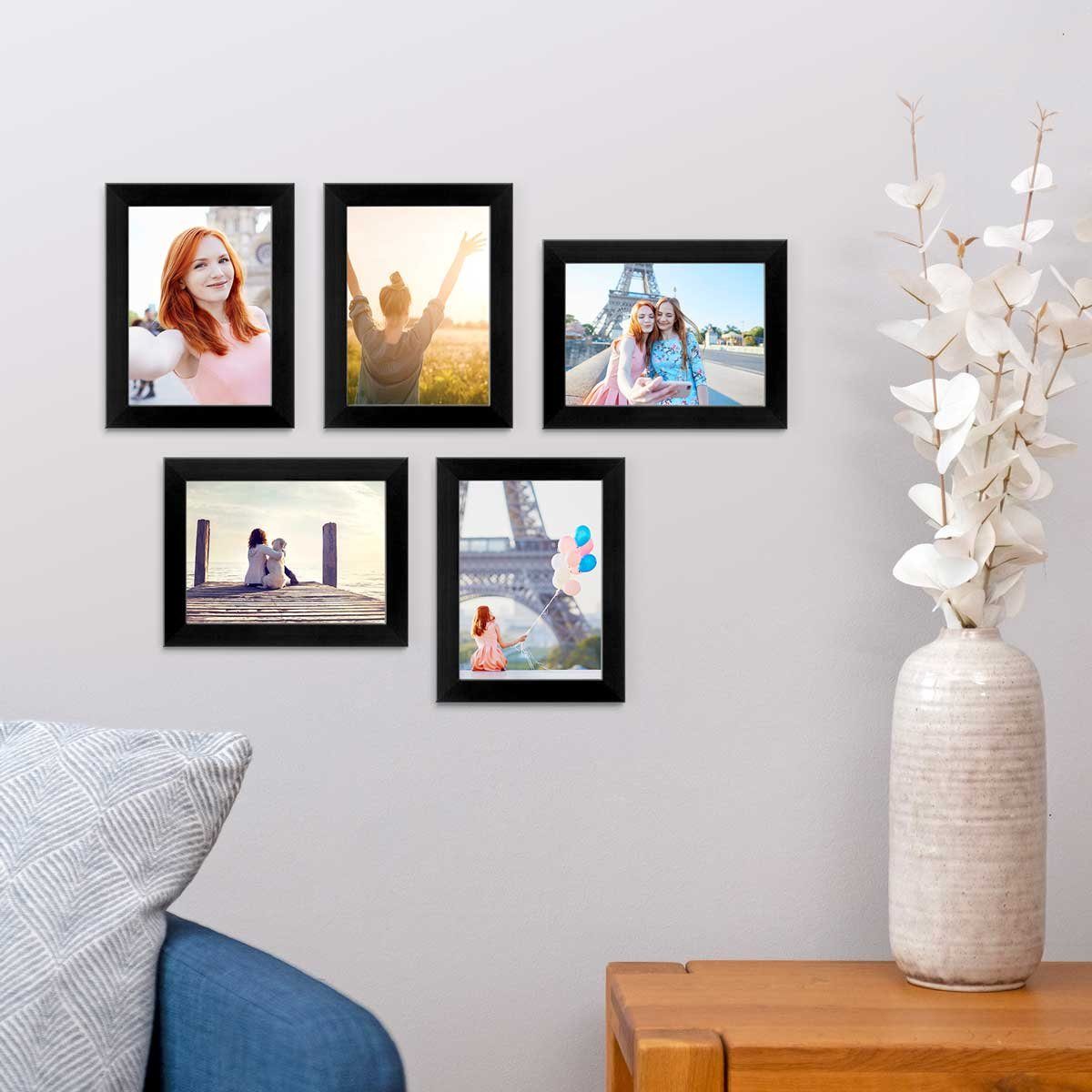 PHOTOLINI Bilderrahmen 5er Set breite Rahmen, günstig online kaufen