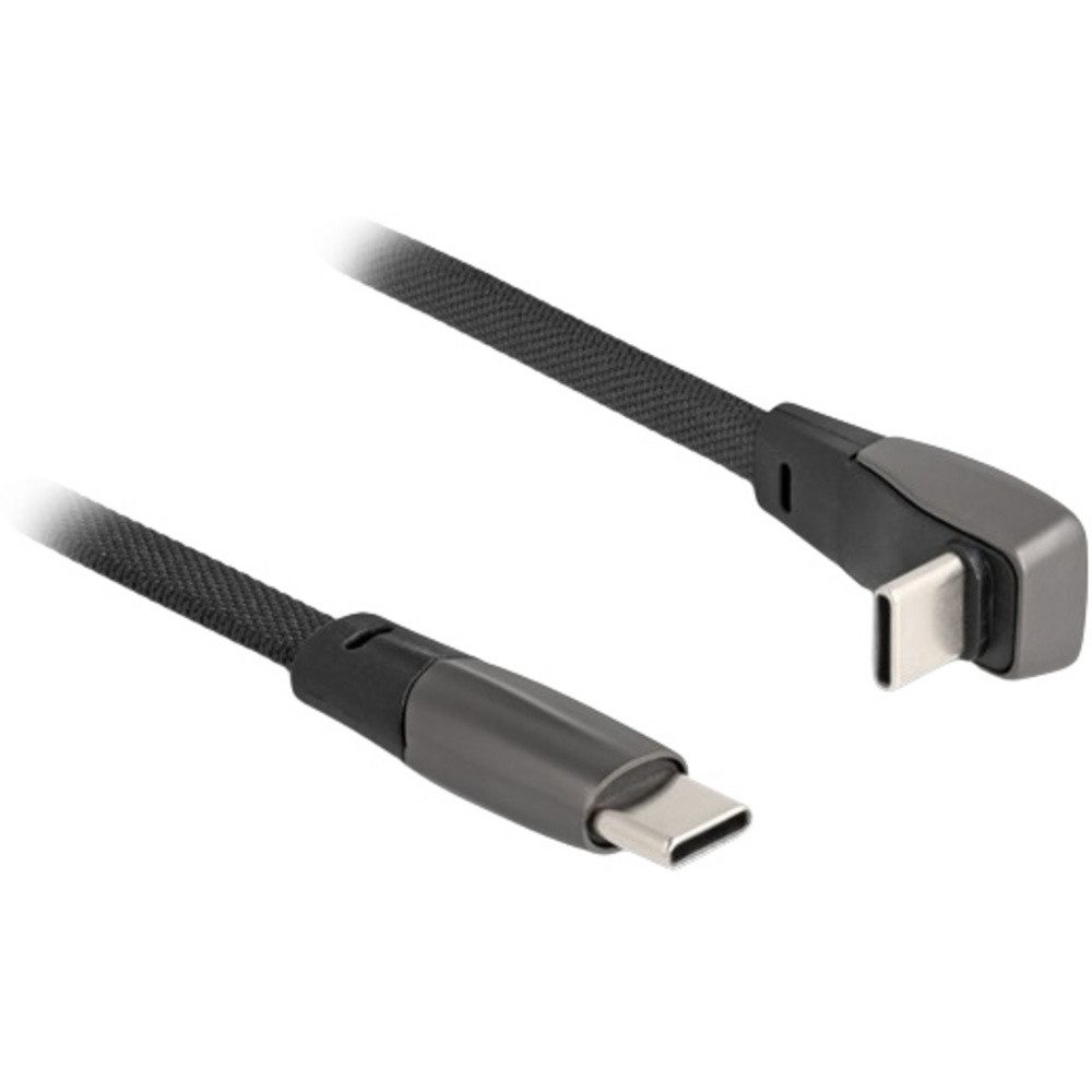 Delock Delock USB-C® Kabel USB 2.0 USB-C® Stecker, USB-C® Stecker 0.14 m Sch USB-Kabel, (14.00 cm)