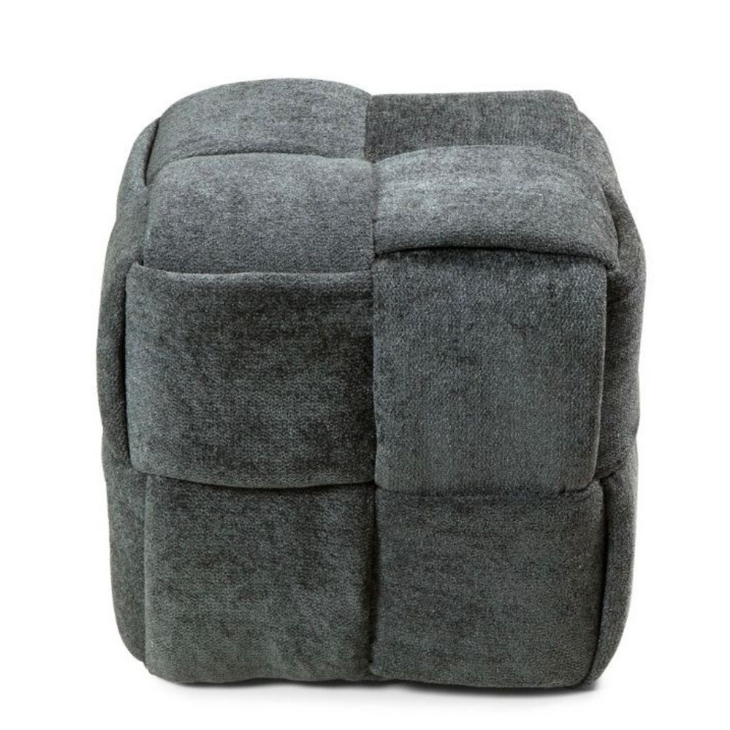 Skye Decor Pouf Knitting (1-St), Bouclé Polsterpouf