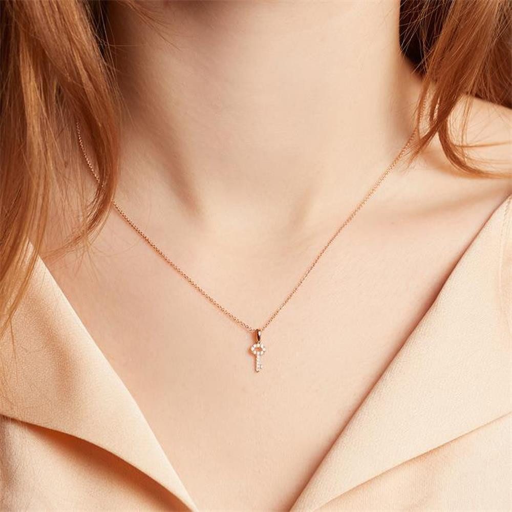 Unique Kettenanhänger Diamantanhänger ...