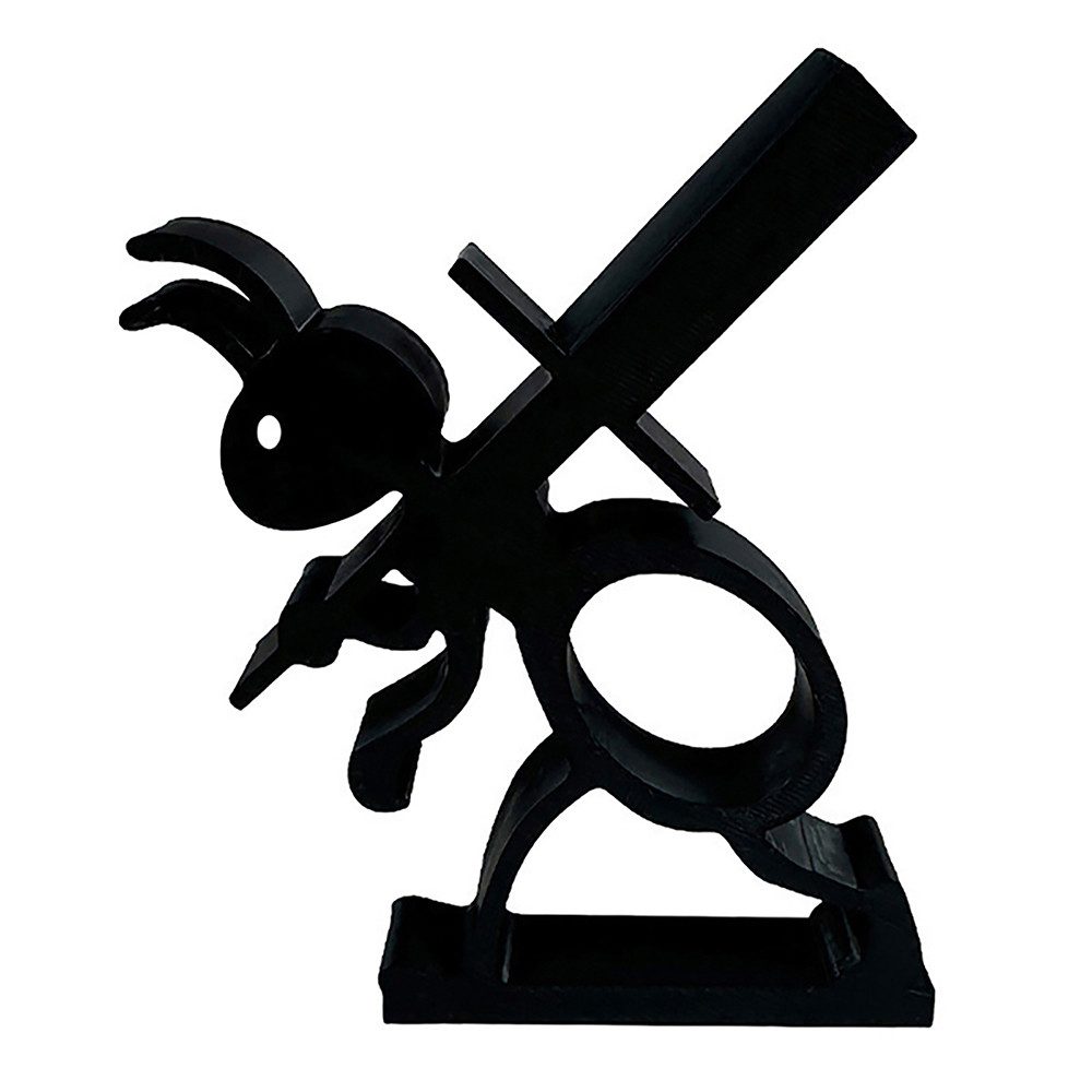 JASLIFE Toilettenpapierhalter Toilettenpapierhalter Ohne Bohren, 3D-Druck Design in Ameisenform, Kreatives 3D-Design, Handgefertigte Optik, Stabil und langlebig