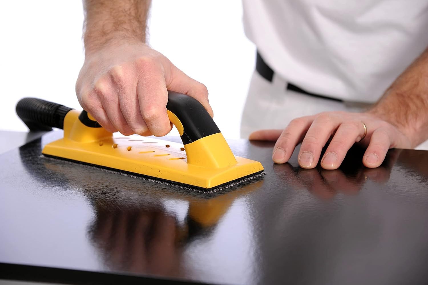 Mirka Schleifpapier Abranet Schleifstreifen, (50 St), 80x230mm, Schleifen von Holz, Spachtel, Lack, Kunststoff