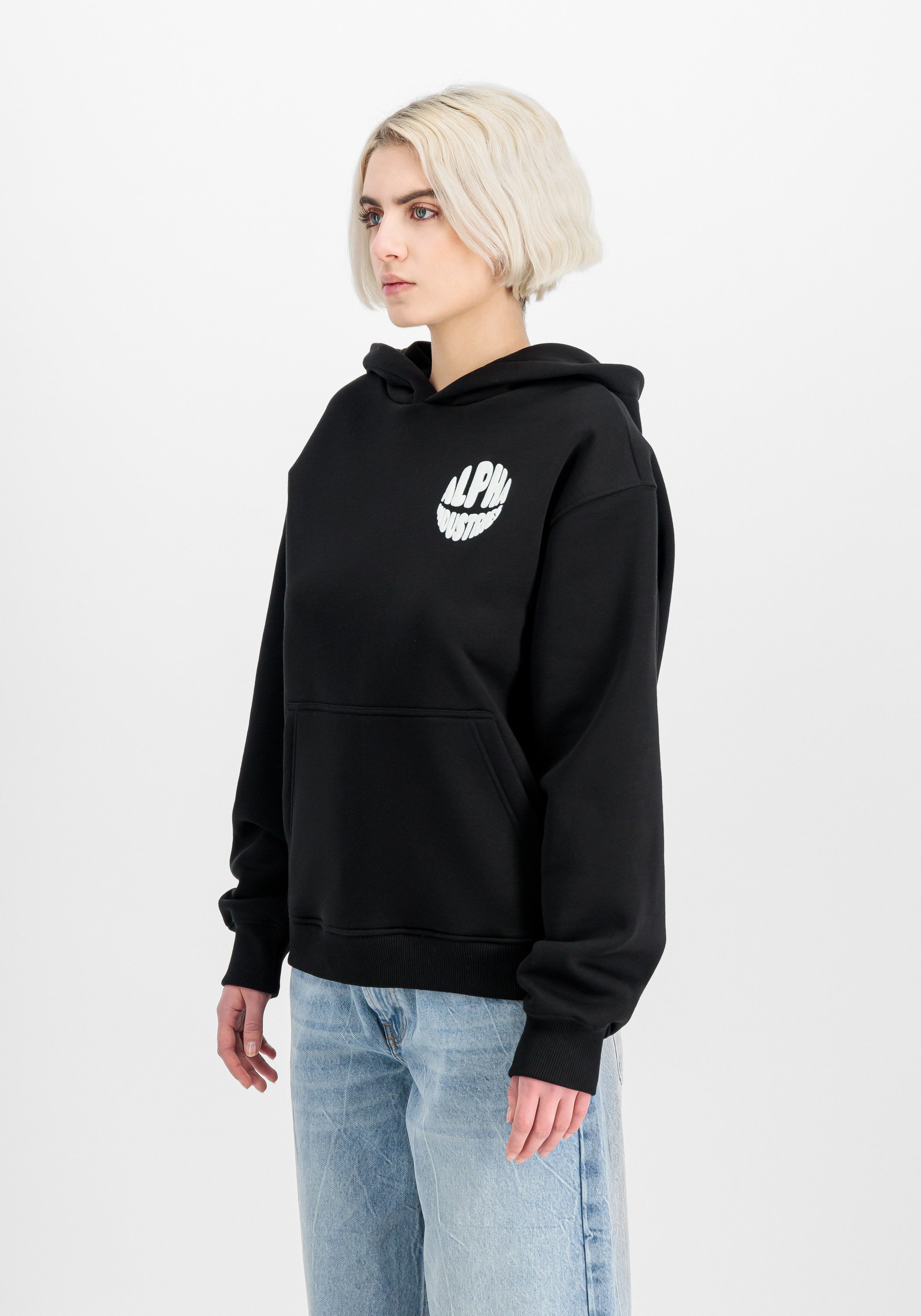 Alpha Industries Hoodie Logo Hoodie Backprint W