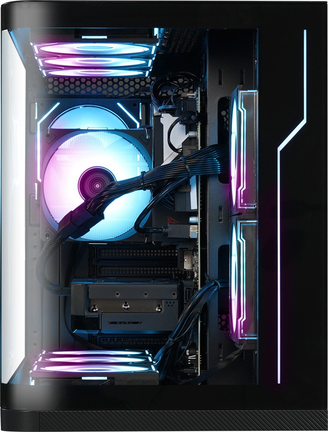 Kiebel Panorama Curve Gaming-PC (AMD Ryzen 7 AMD Ryzen 7 5700X, RTX 5060 Ti, 32 GB RAM, 1000 GB SSD, Luftkühlung, ARGB-Beleuchtung, WLAN) – Bild 5 von 5