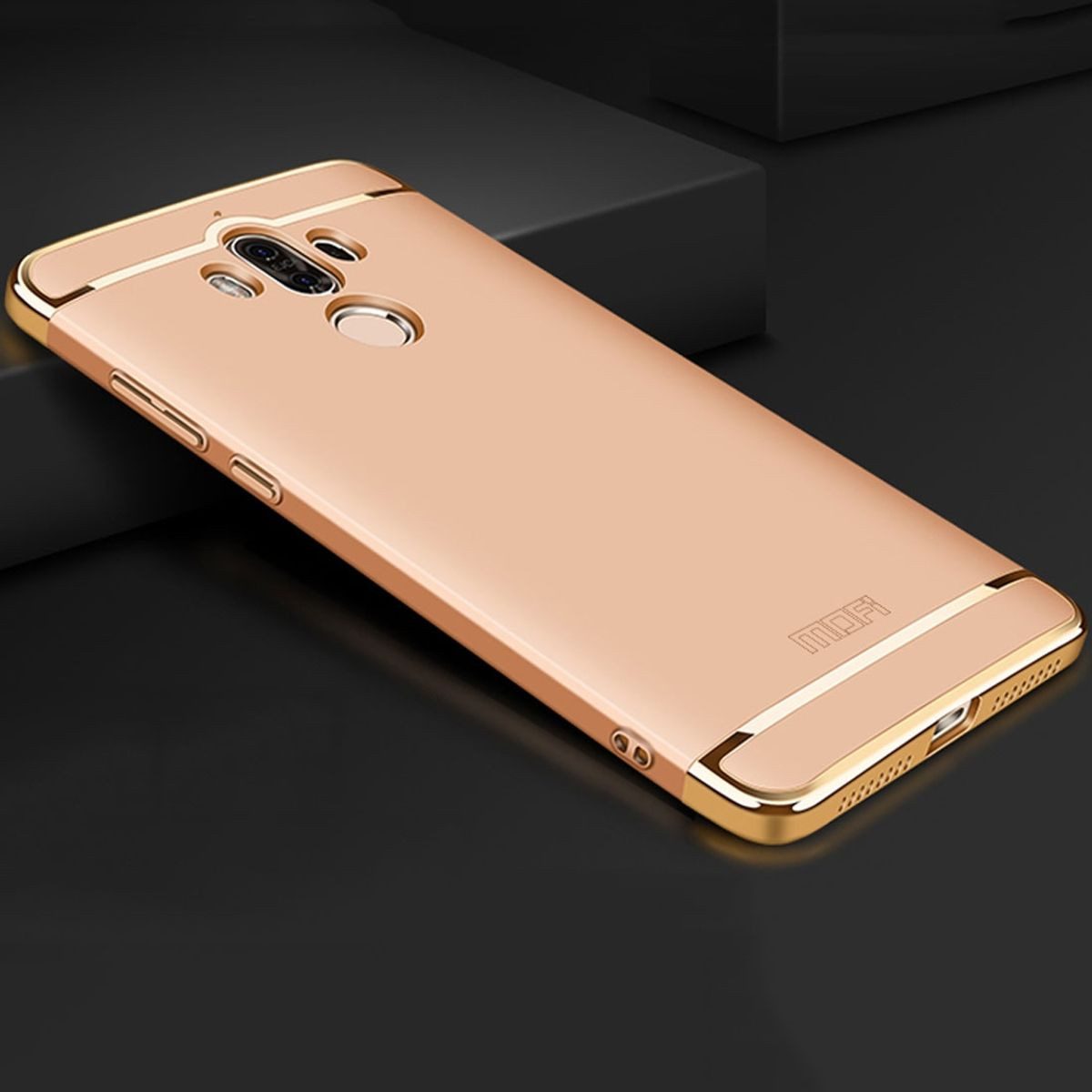 König Design Handyhülle Huawei Mate 10, Huawei Mate 10 Handyhülle Backcover Gold