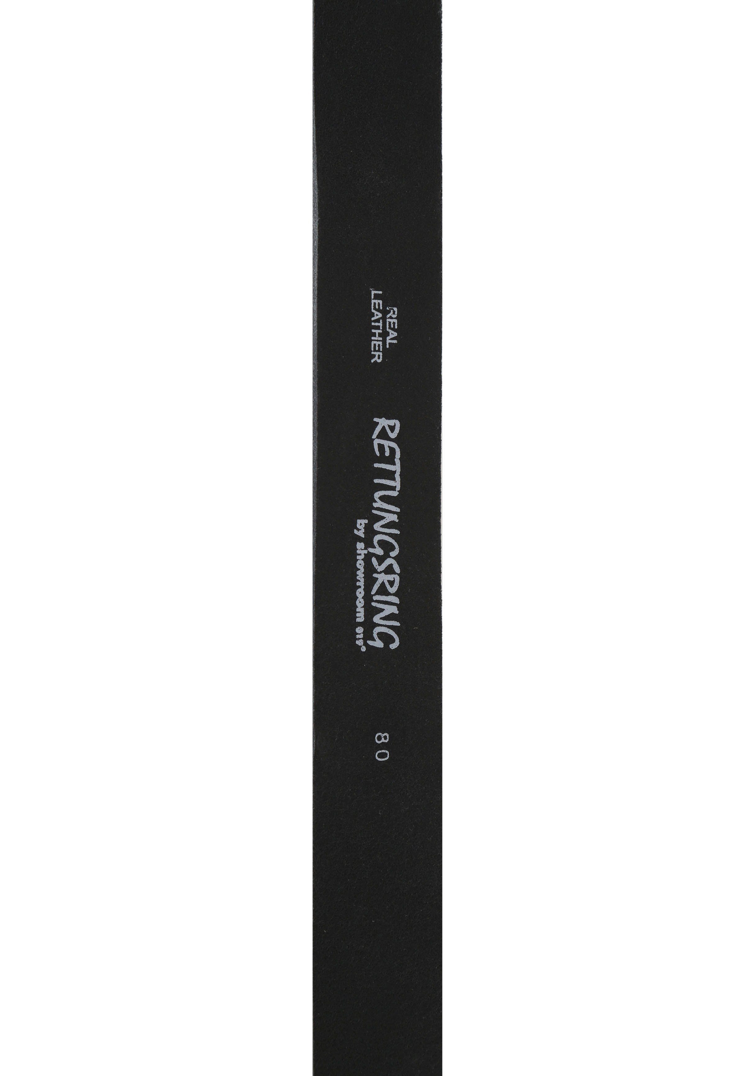 austauschbarer Ledergürtel mit Grau« 019° Schließe Eingefasst by »Rechteck showroom RETTUNGSRING