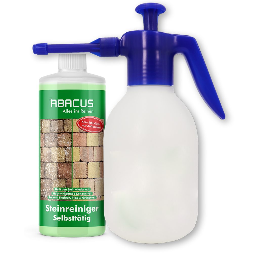 ABACUS Nell Ultra Algenentferner, Grünbelagentferner, Flechtenentferner Grünbelagentferner (2-St. Extrem starkes Konzentrat Selbsttätig mit Langzeitschutz)
