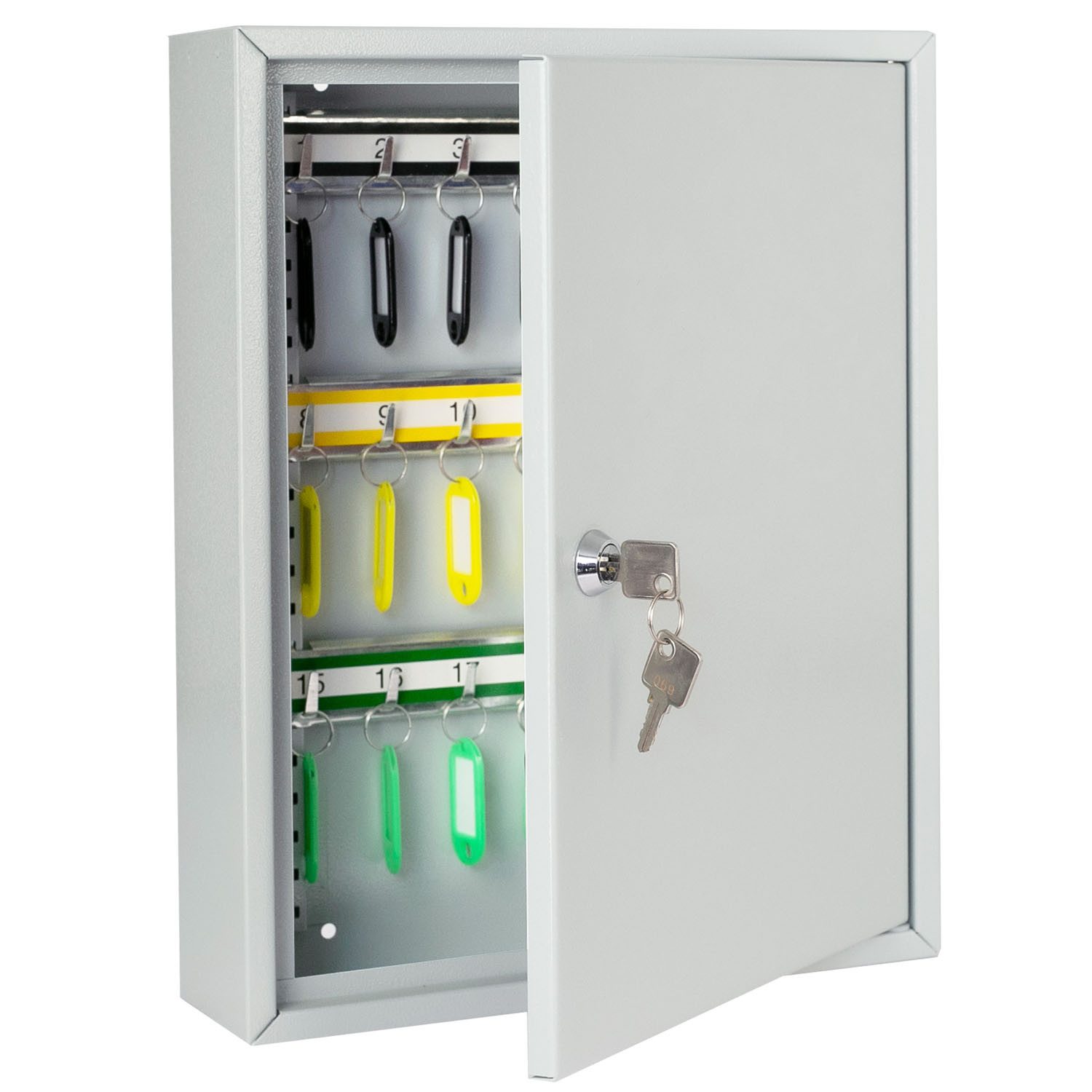 HMF Schlüsselkasten Abschließbarer Schlüsselschrank mit 42 Haken, verstellb günstig online kaufen