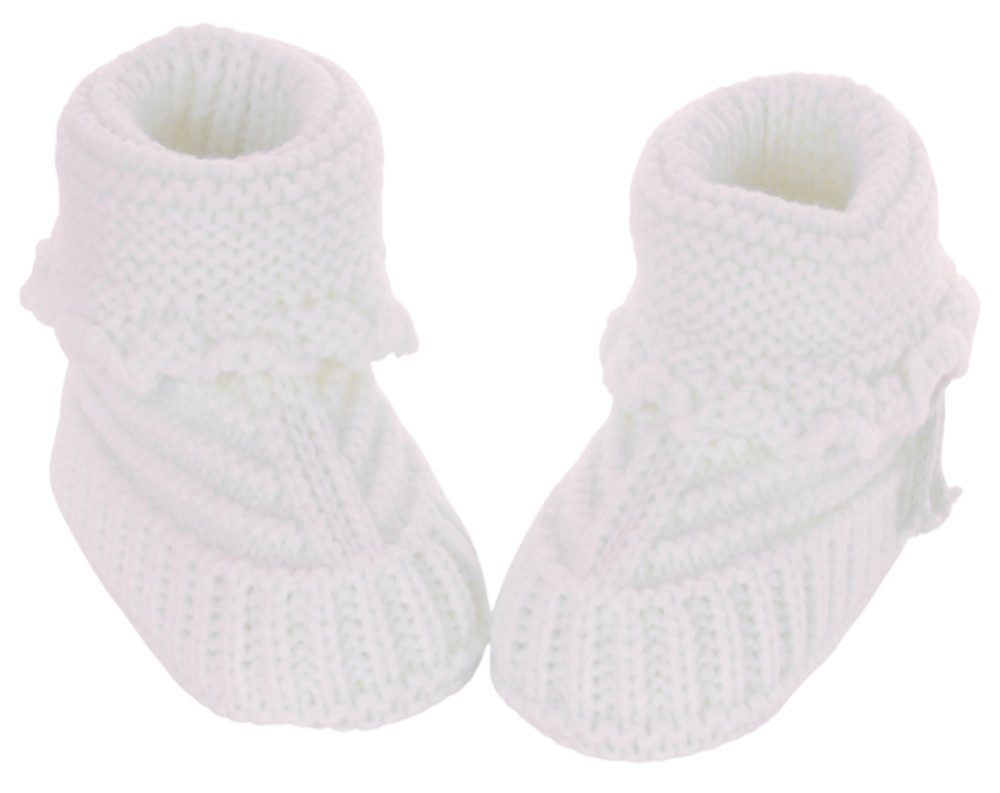 La Bortini Füßlinge Baby Strickschuhe Socken ab 0Mon Stricksocken Erstlingssocken