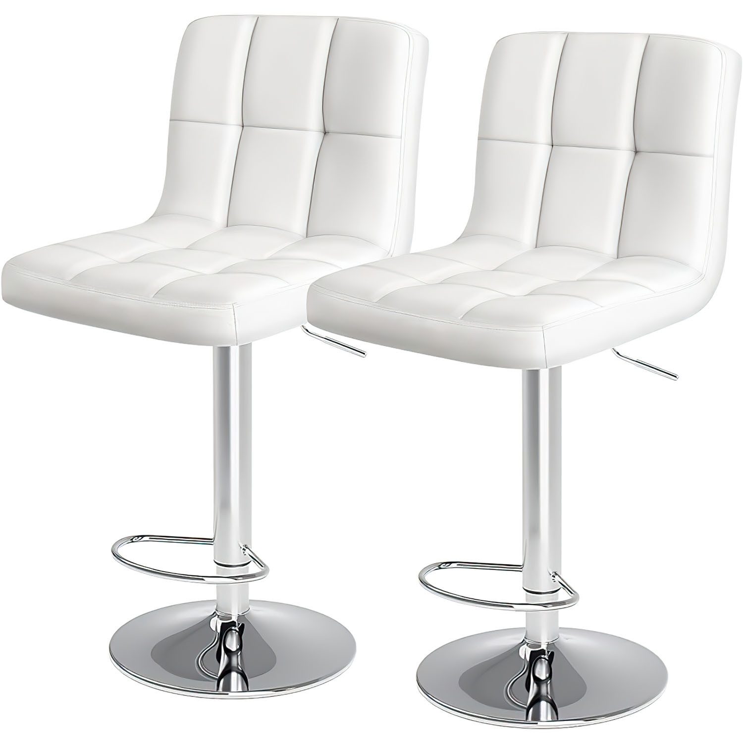 Refined Living Barhocker Höhenverstellbarer Barstühle 2er-Set günstig online kaufen