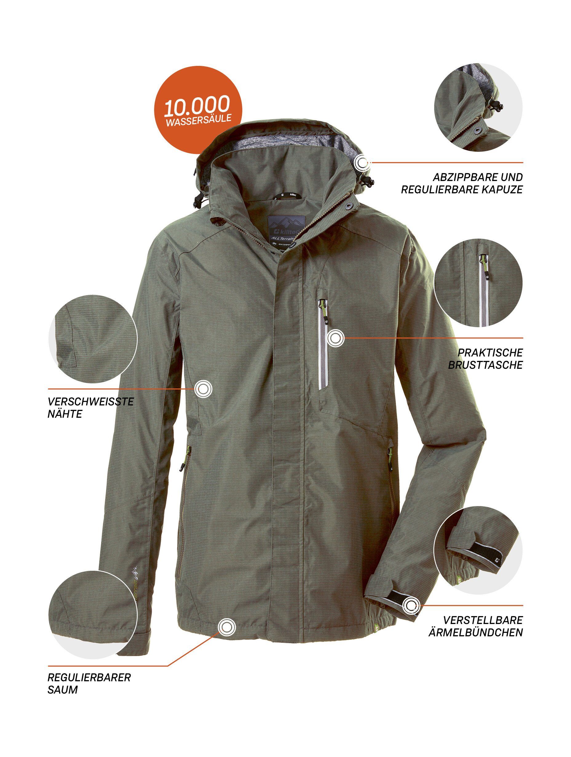 Killtec olivgrün Outdoorjacke Carleb