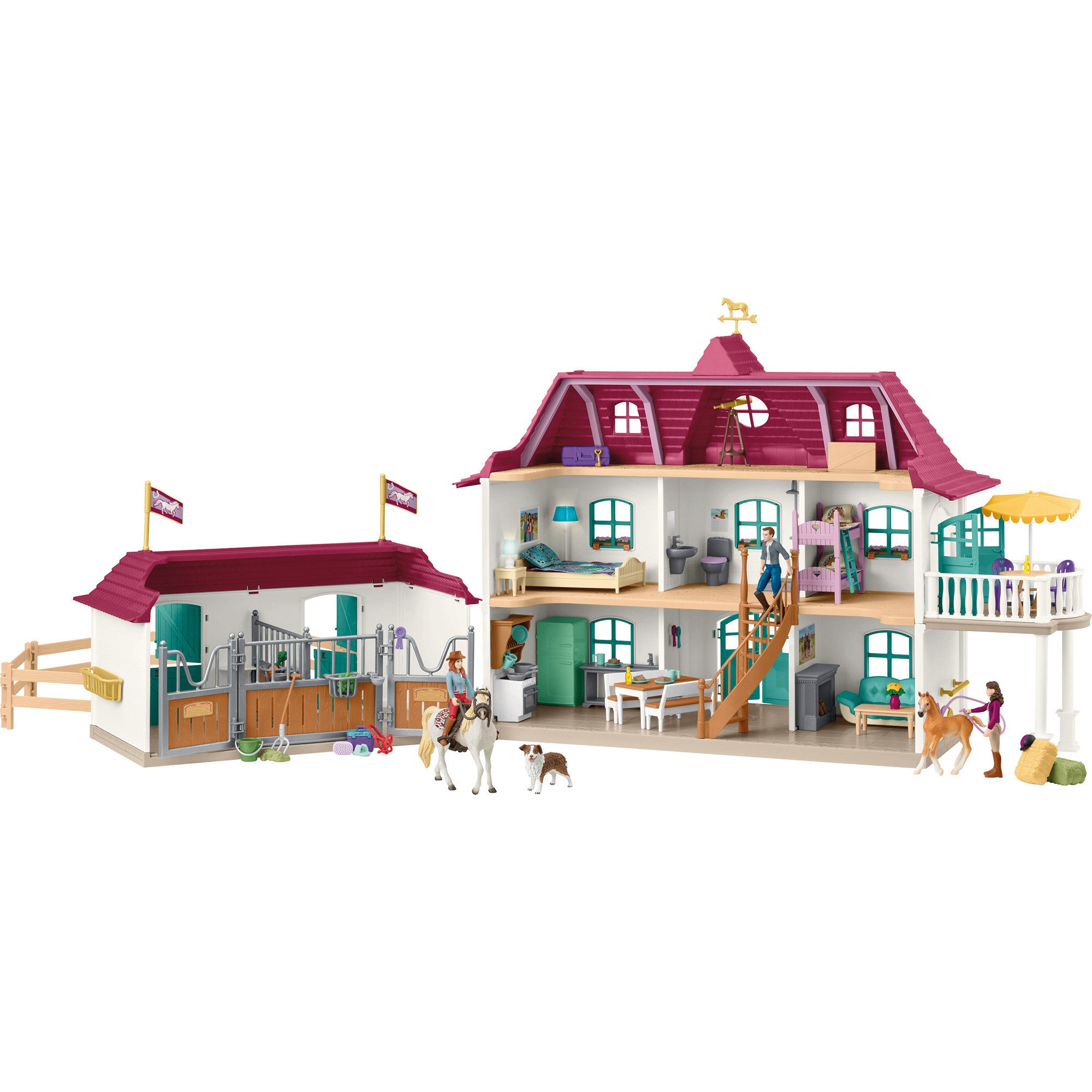 Schleich® Spielfigur Schleich Horse Club Lakeside Pferdehof