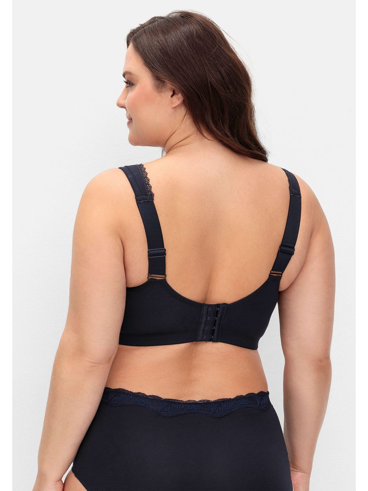 Sheego Bügelloser BH Große Größen mit dekorativer Spitzenkante