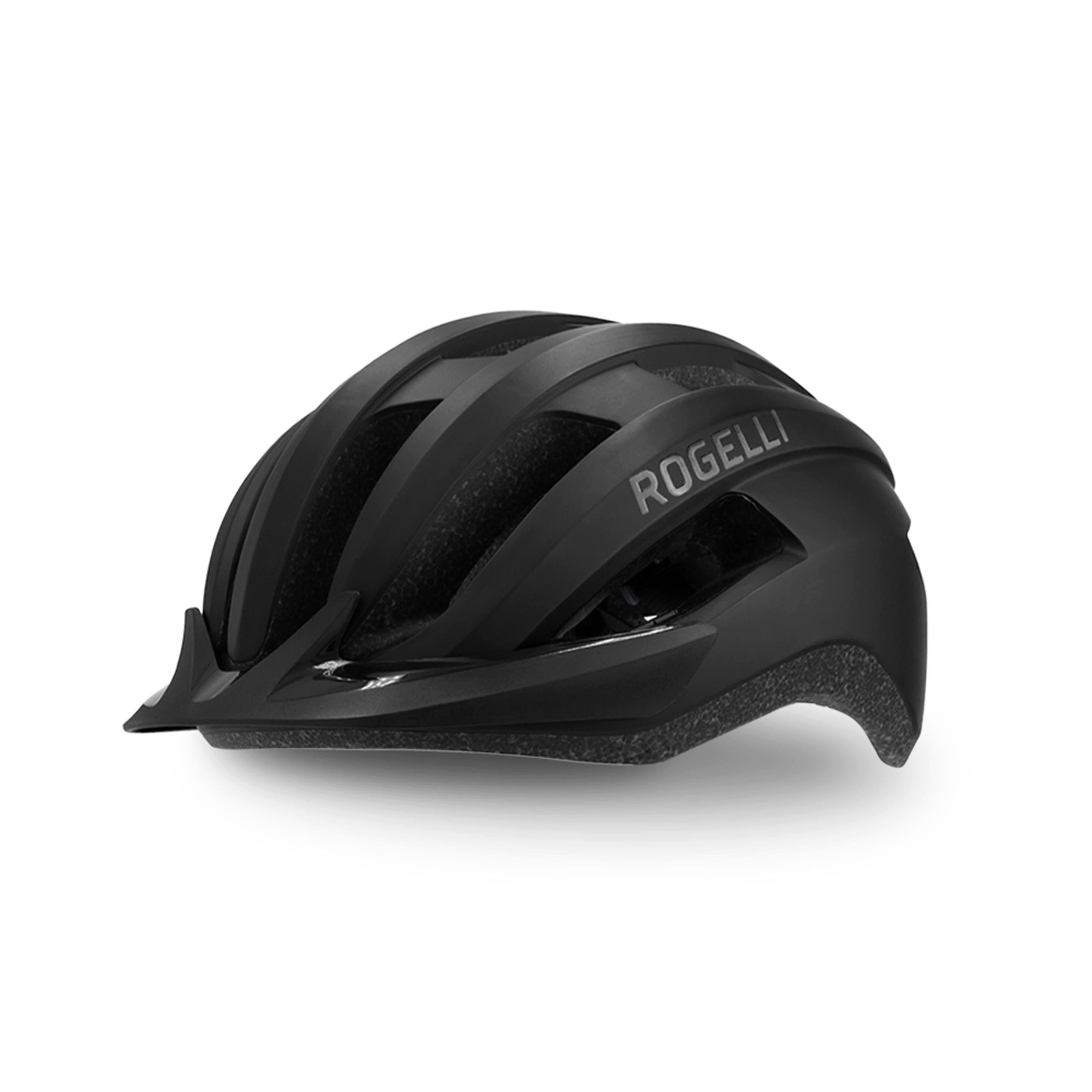 Rogelli Fahrradhelm Fahrradhelm für Rennräder Schwarz Ferox II