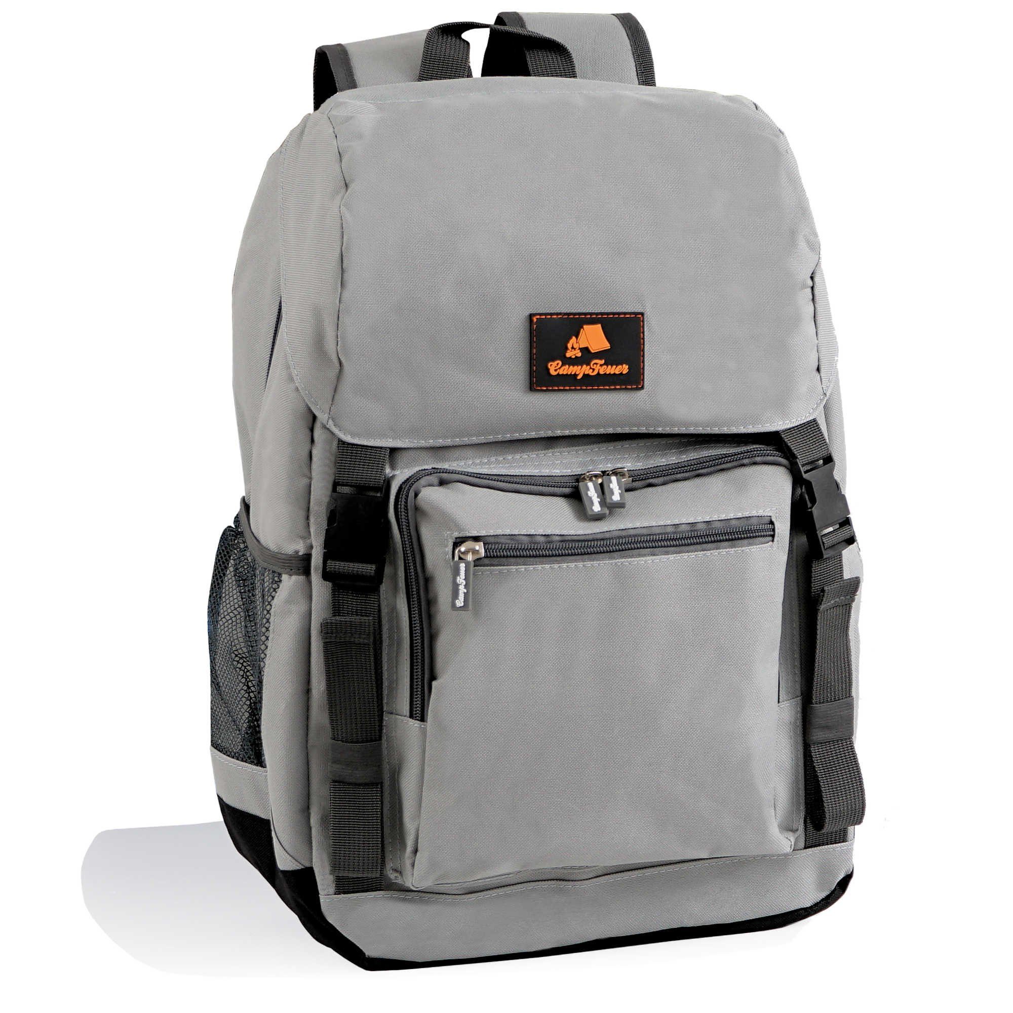 Freizeitrucksack Kühlrucksack 20 Liter, leicht und wasserdicht, grau