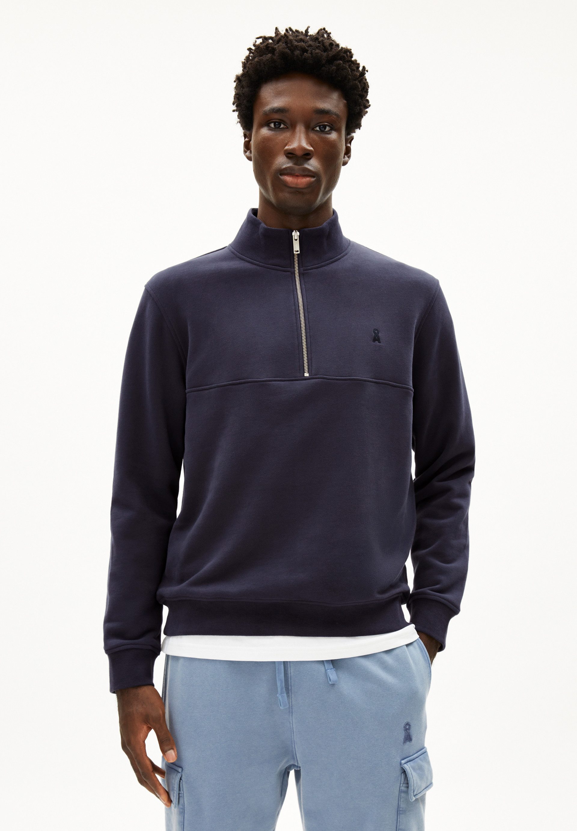 Sweatshirt WAARLO LOOP Sweatshirt aus Bio-Baumwolle