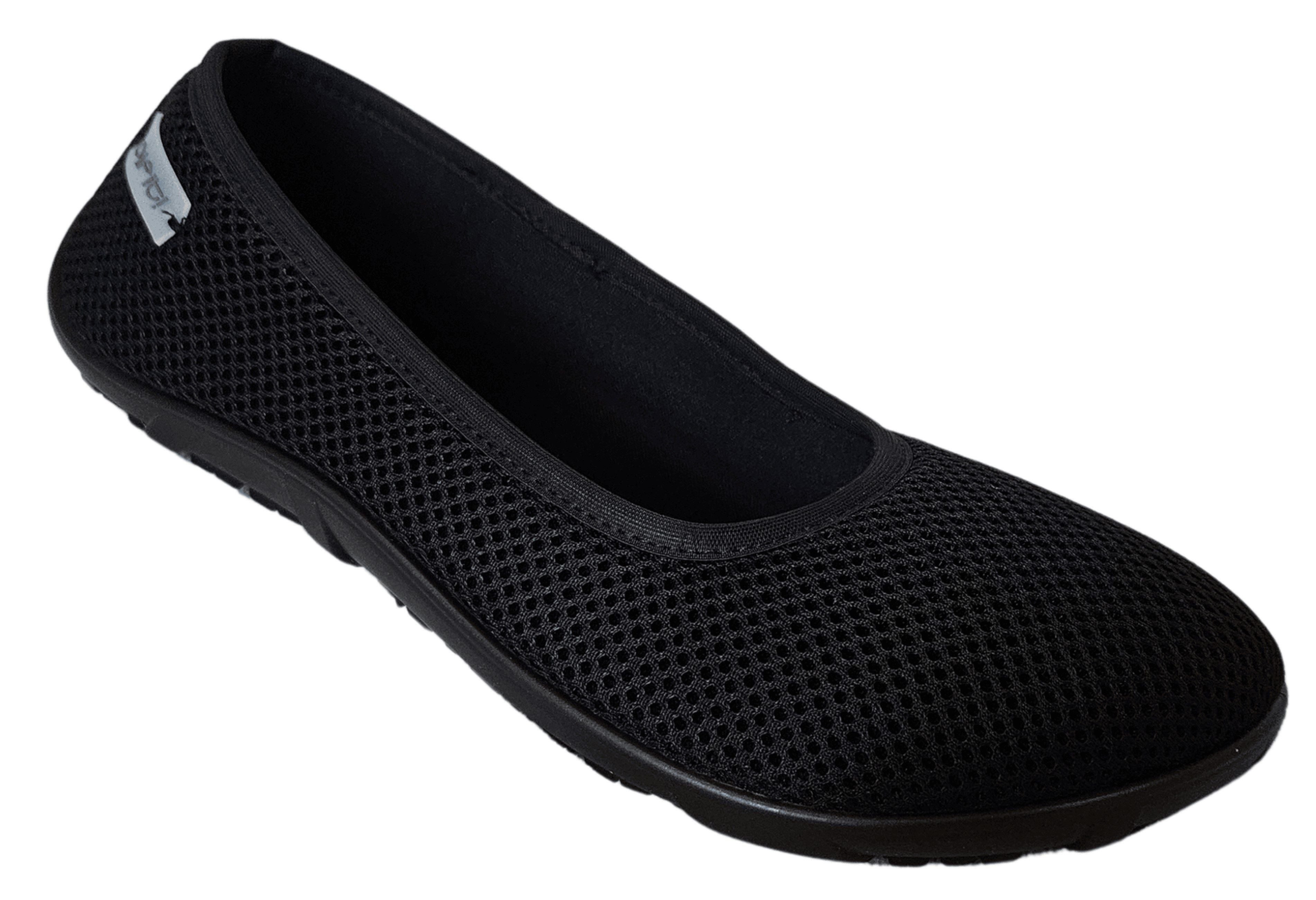 pifit! Ballerina "style", Stretch, Mesh, in 2 Farbvarianten 32401 Barfußschuh ideal bei Hallux Valgus