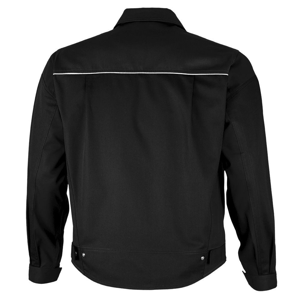 Qualitex Workwear Arbeitsjacke strapazierfähige PROfessionals Arbeitsjacke - faserverstätkt MG 245 g (1-St) Werkstattjacke mit 15 Taschen - pflegeleicht Werkstattjacke - Waschbar