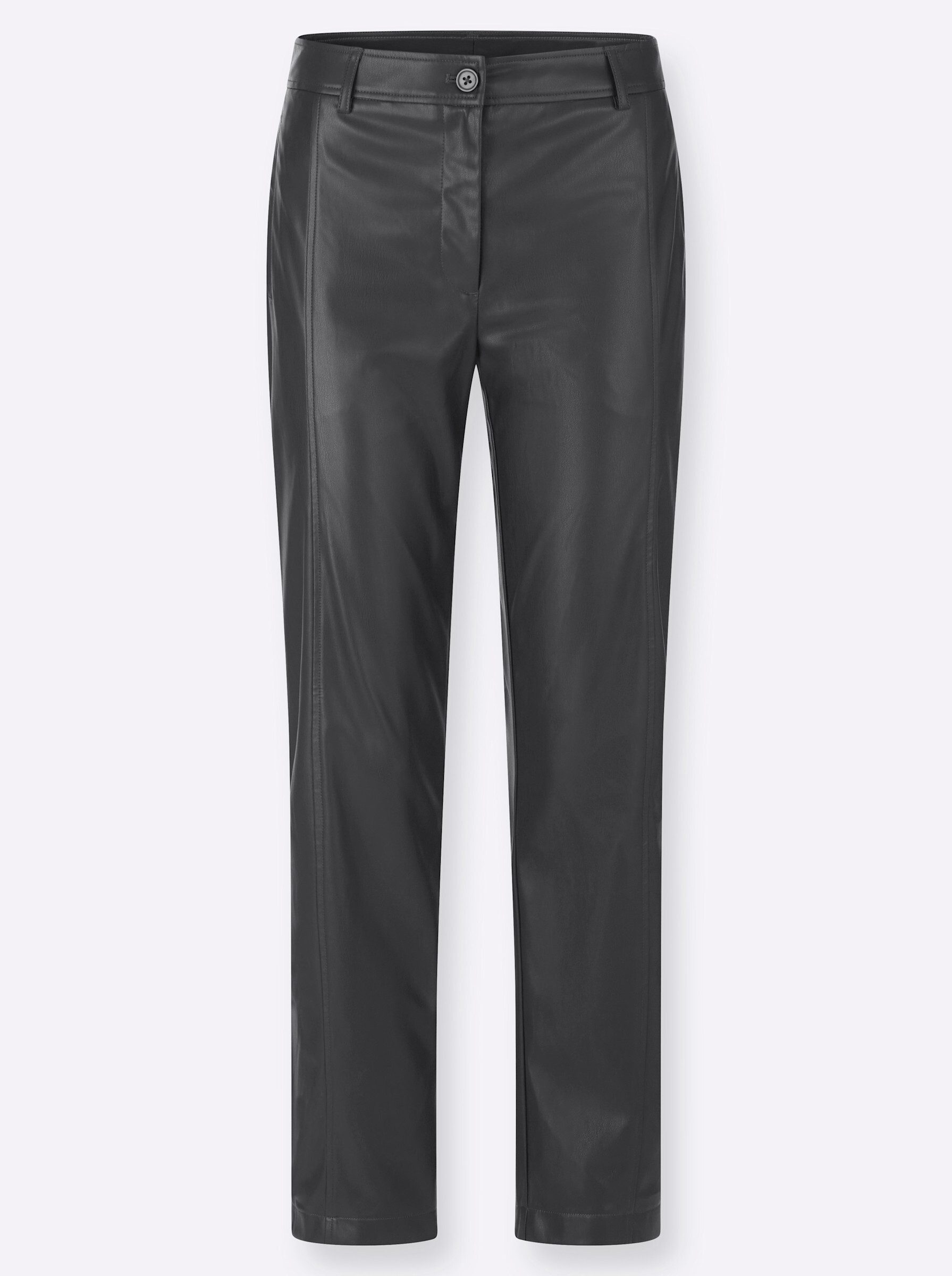 Witt Jerseyhose Lederimitat-Hose komfortabel