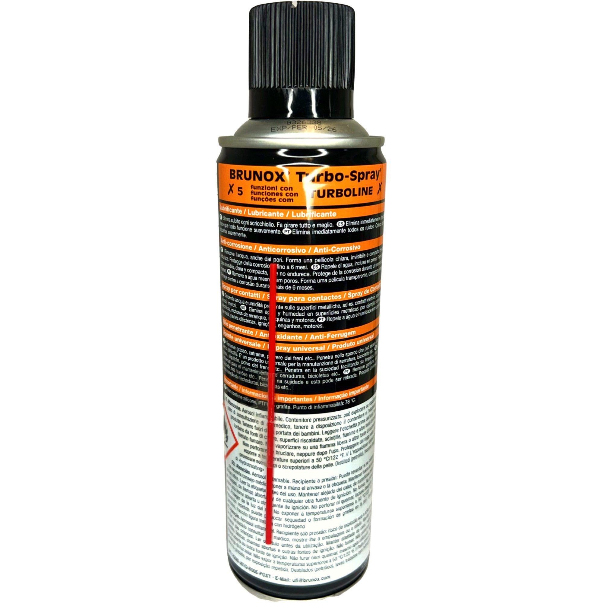 Brunox Fahrrad-Montageständer BRUNOX TURBO-SPRAY 5in1 Allzweck Pflege Service Reinigen Öl 400 ML