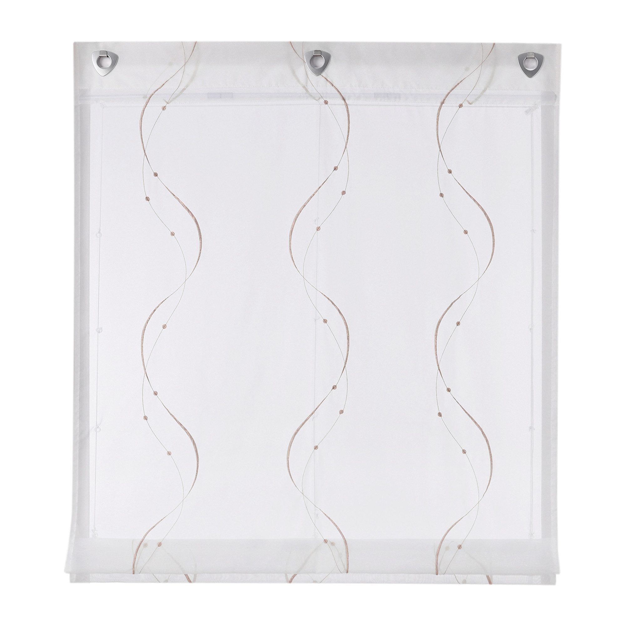 Joyswahl Raffrollo, mit Hakenaufhängung, mit U-Haken Ösenrollo Modern Besti günstig online kaufen