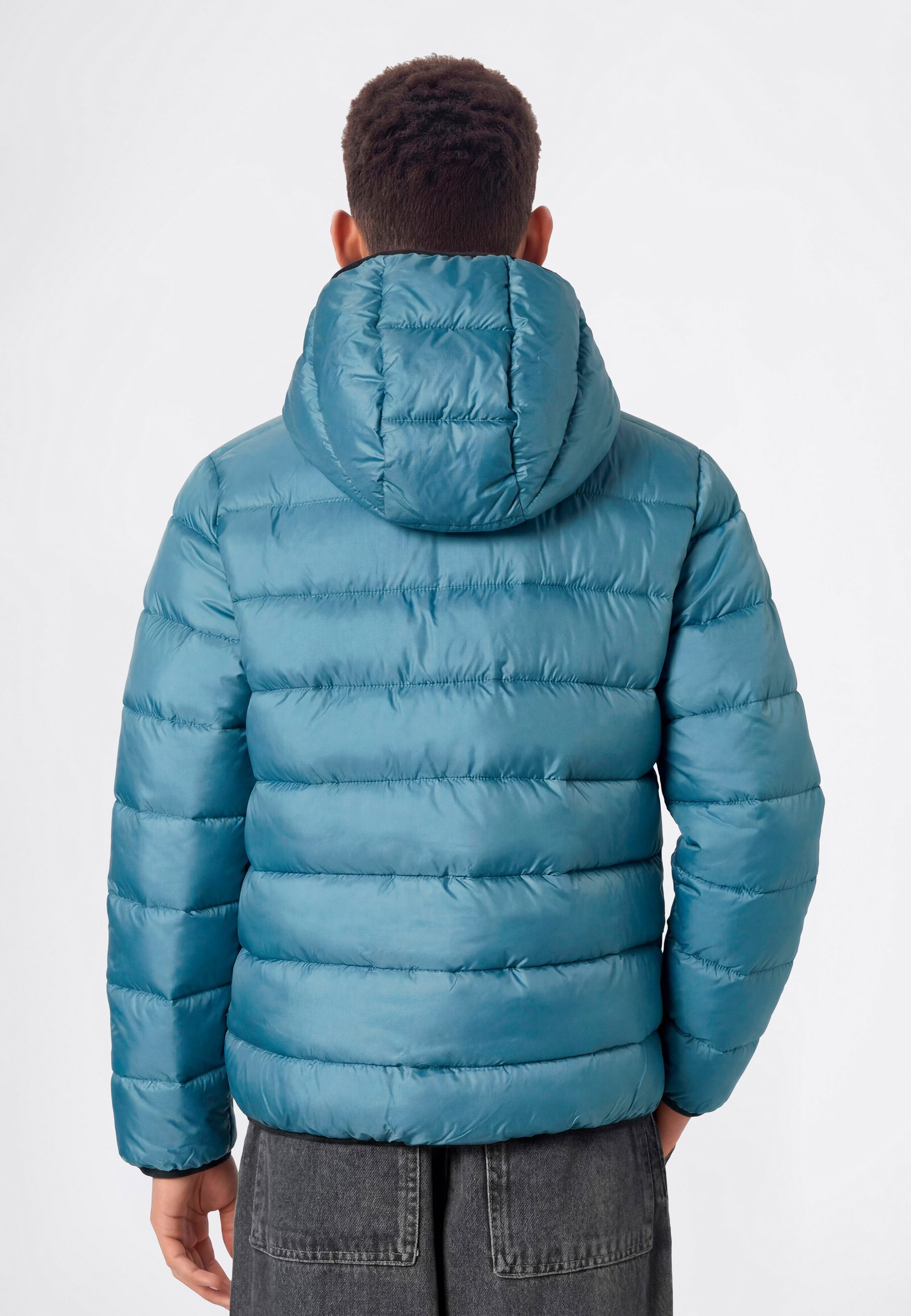 Champion Steppjacke SPORTWEAR JACKET Standard Fit mit verstellbarer Kapuze, Standard Fit – Bild 2 von 4