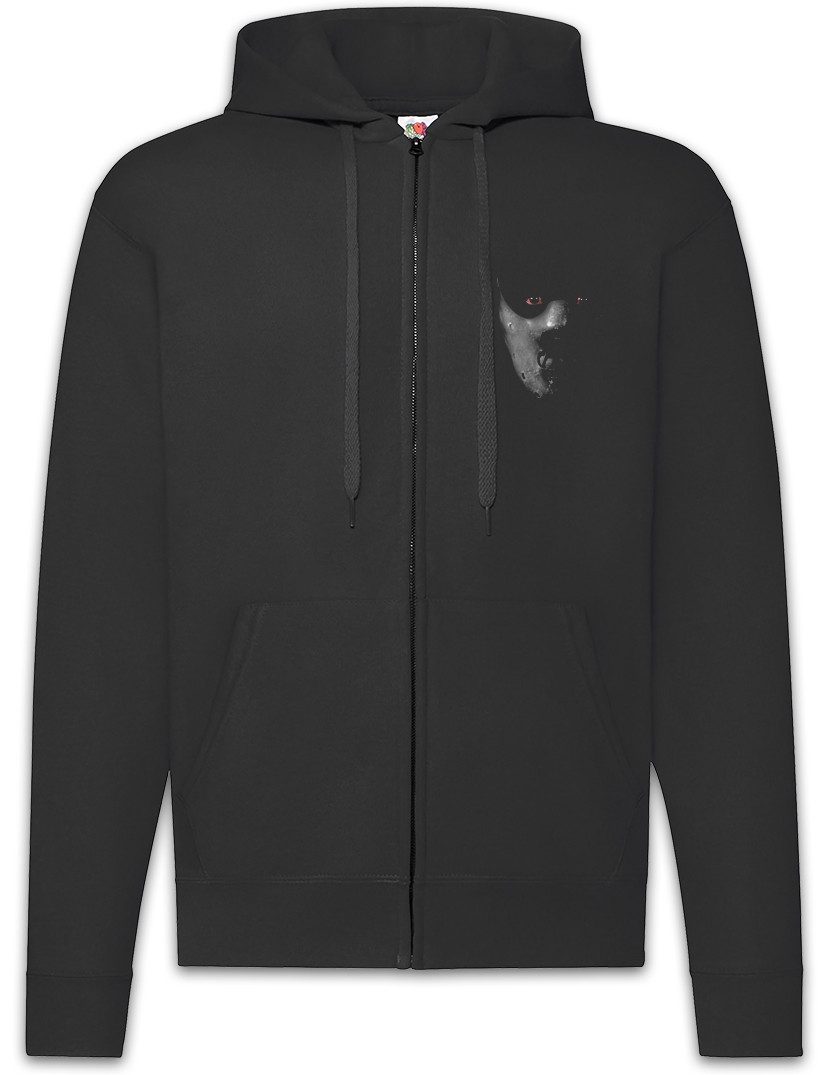 Sweatjacke Hannibal Mask Zipper Hoodie Schweigen Face Der Roter Lämmer Maske