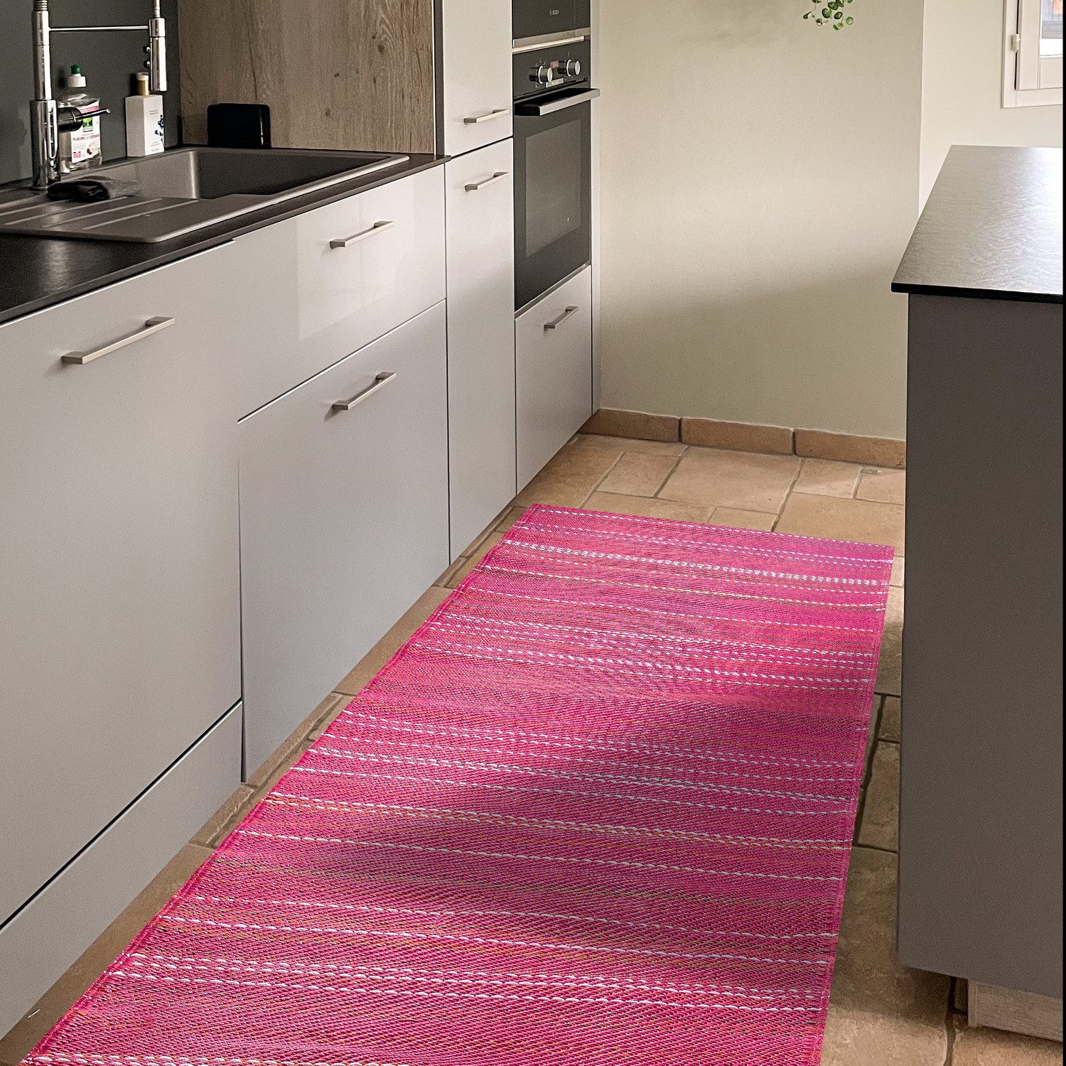 Marrakesch Orient & Mediterran Interior Outdoorteppich Outdoor Teppich Jakinta modern aus recyceltem Polypropylen 90 x 180 cm, Höhe: 1 mm
