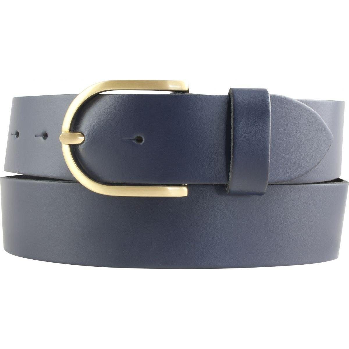 Ledergürtel Damen-Gürtel aus 100% echtem Leder 4 cm - Jeans-Gürtel für Damen 40mm