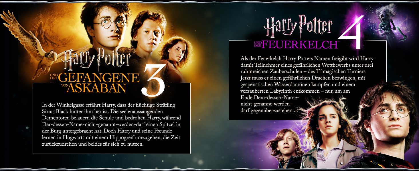 Warner Bros. DVD Harry Potter: The Complete Collection - Alle 8 Filme DVD, (8-St)