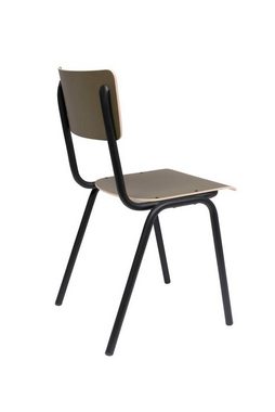 Zuiver Stapelstuhl Stuhl Stapelstuhl BACK TO SCHOOL MATTE OLIVE von ZUIVER