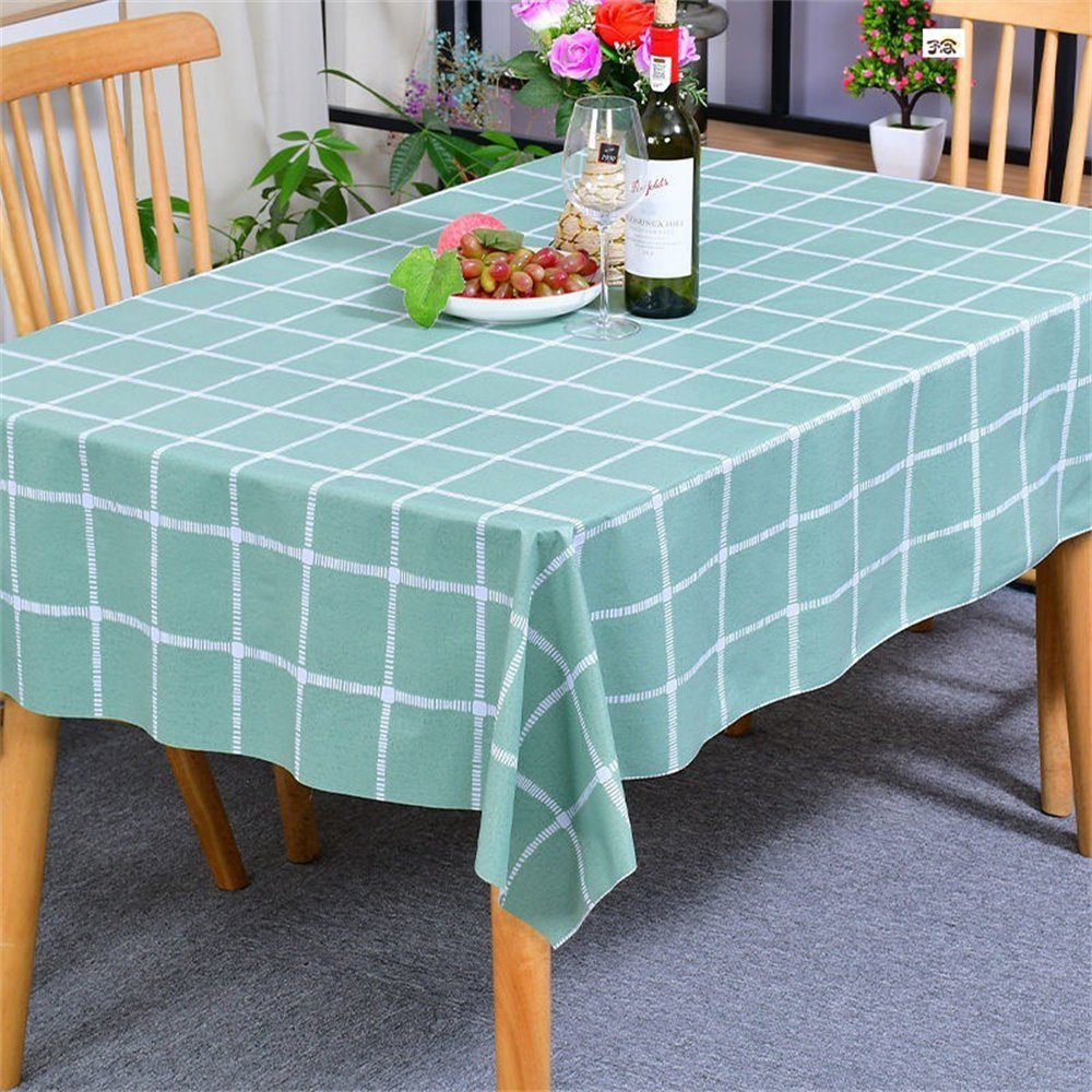 L.Ru UG Gartentischdecke Tischdeckenständer, Verbrühschutz, kein Waschen, rechteckiges Tischset (Restaurant rechteckige Tischdecke Stuhlkissen), Tischdecke beige Rechteck geeignet für Gartentischdecke